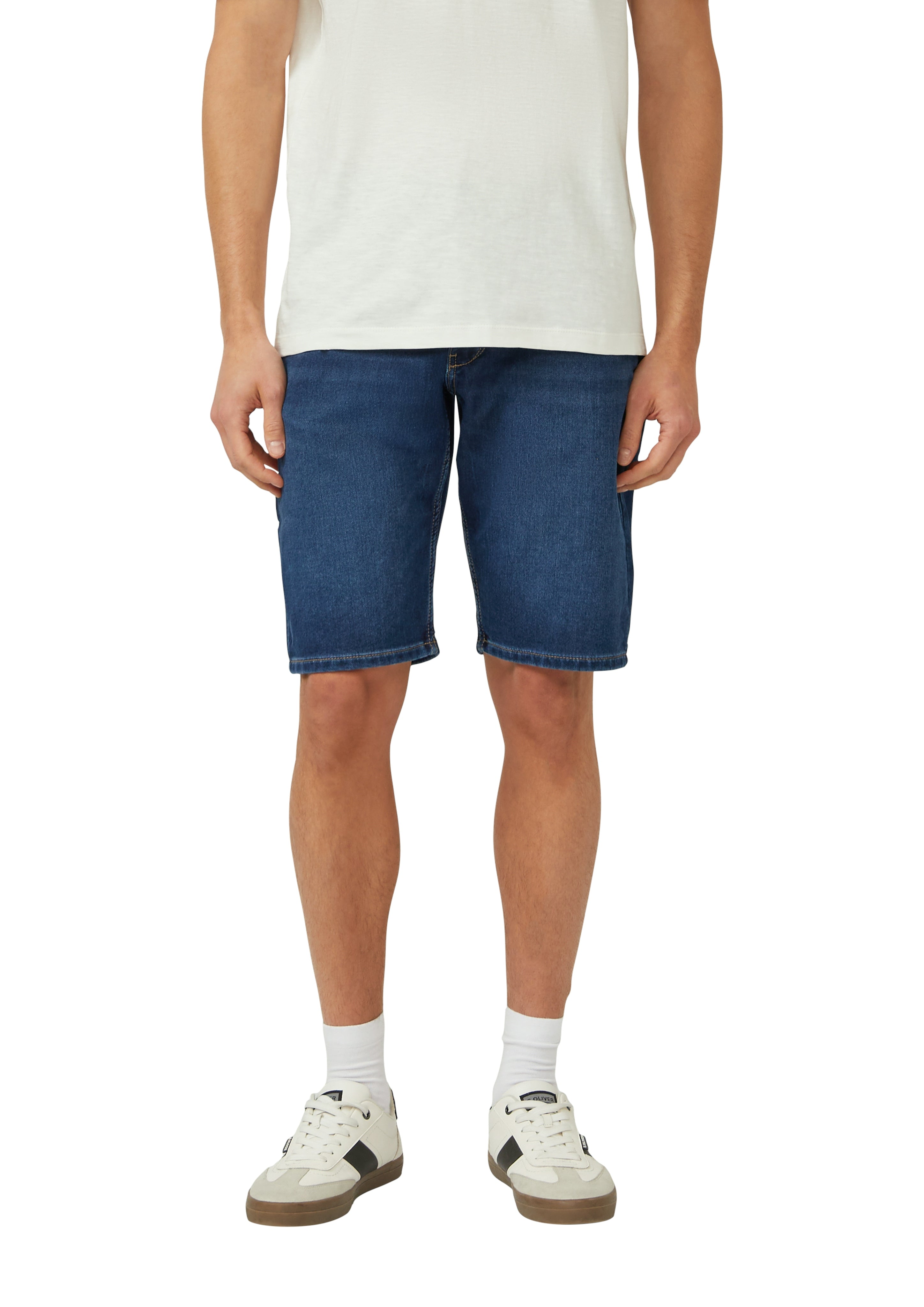S. Oliver red Herren Shorts Blue