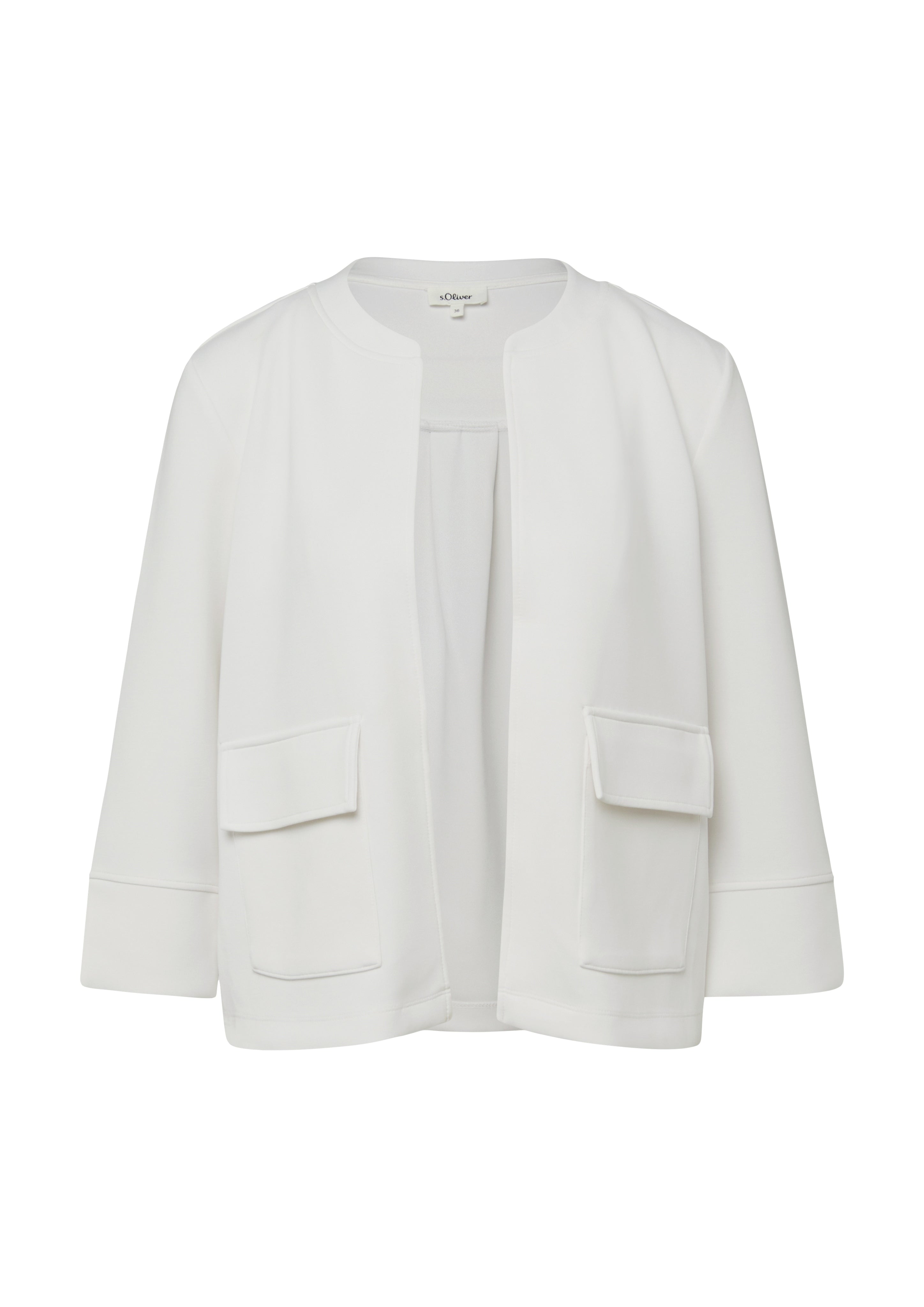 S. Oliver red Damen Sweatjacken White