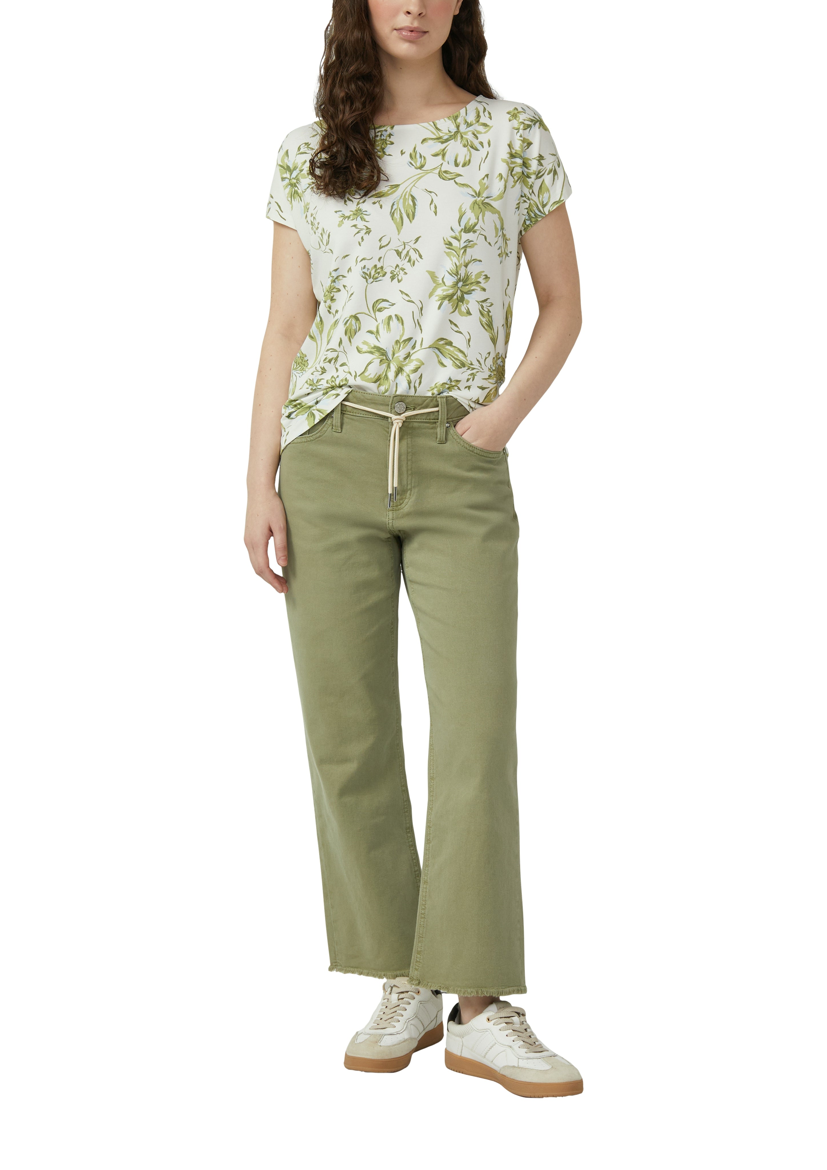 S. Oliver red Damen T-Shirts White