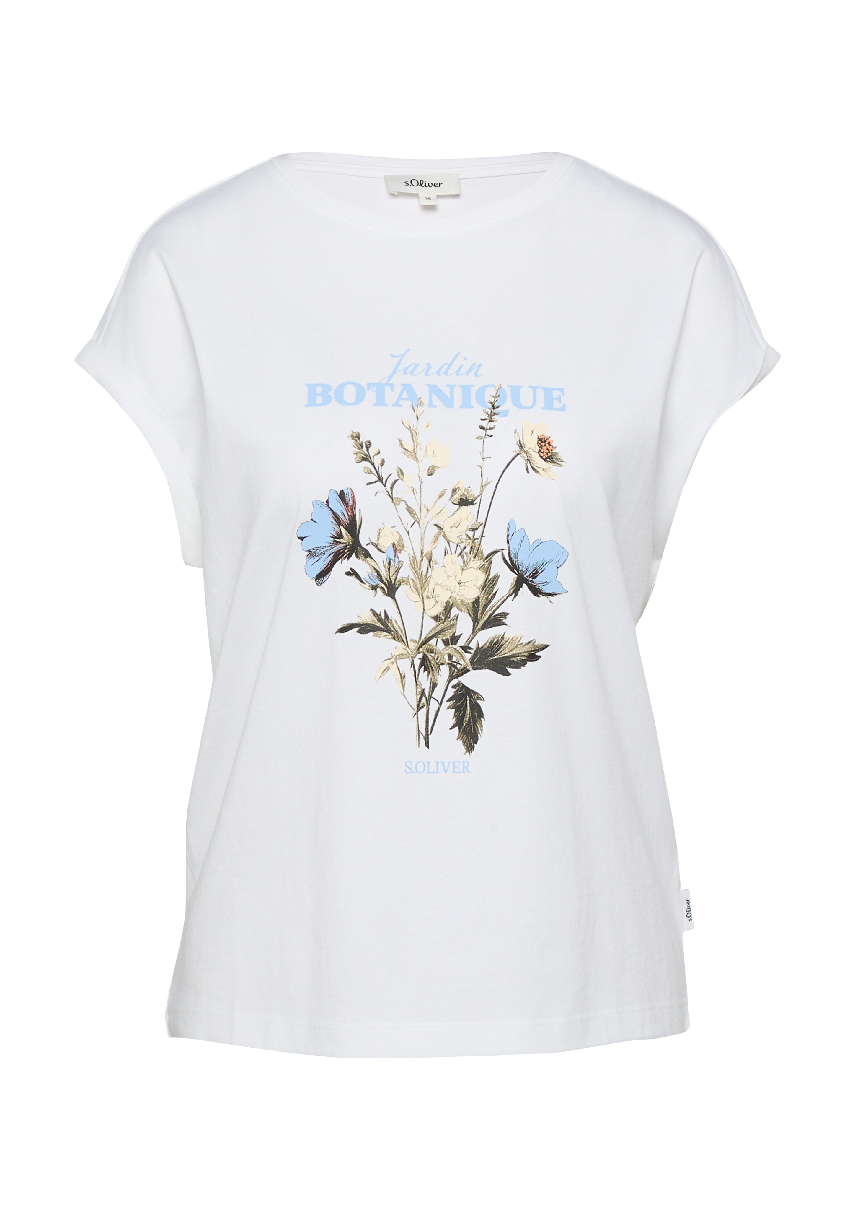 S. Oliver red Damen T-Shirts White
