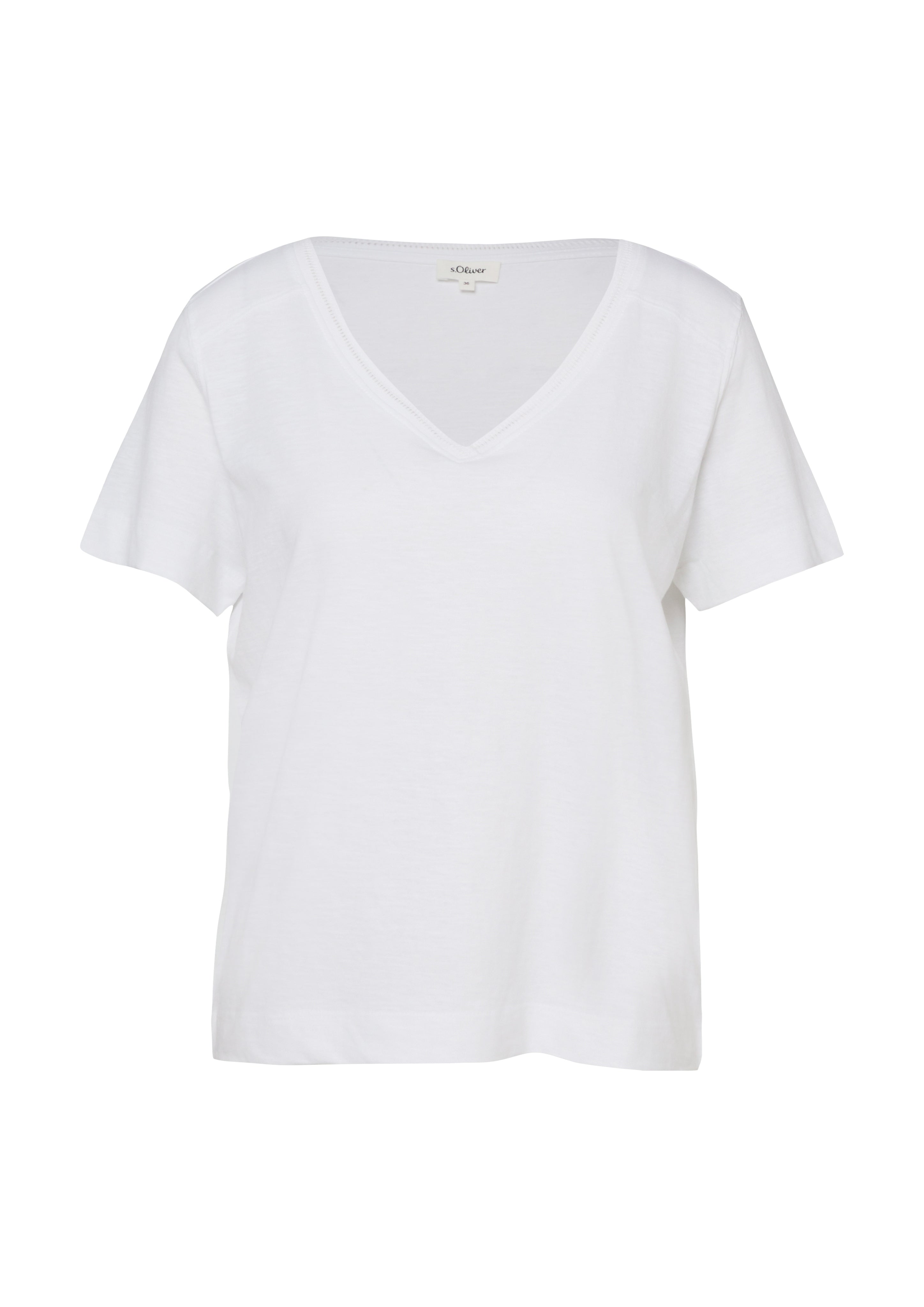 S. Oliver red Damen T-Shirts White