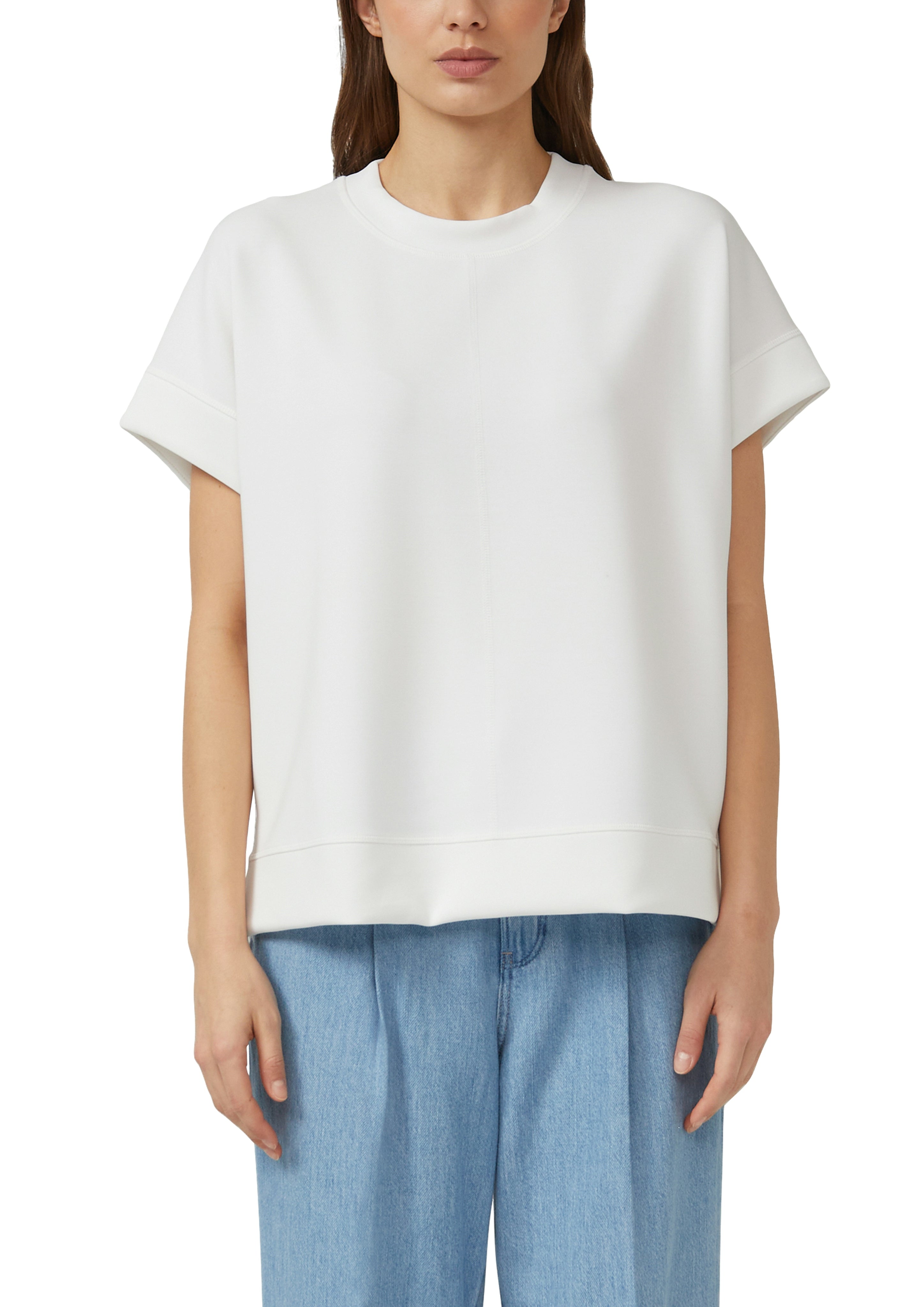 S. Oliver red Damen Sweatshirts White