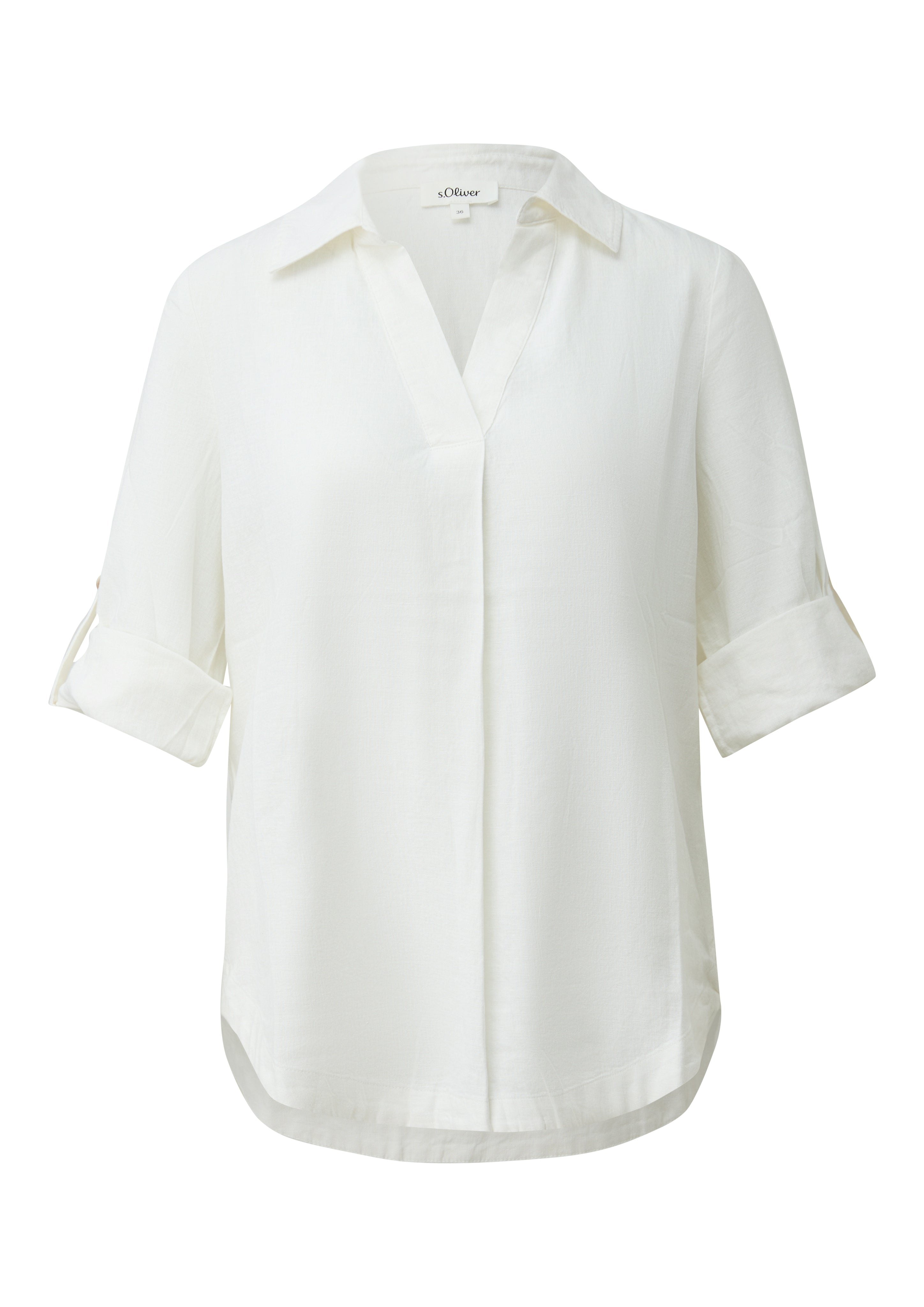 S. Oliver red Damen Blusen White