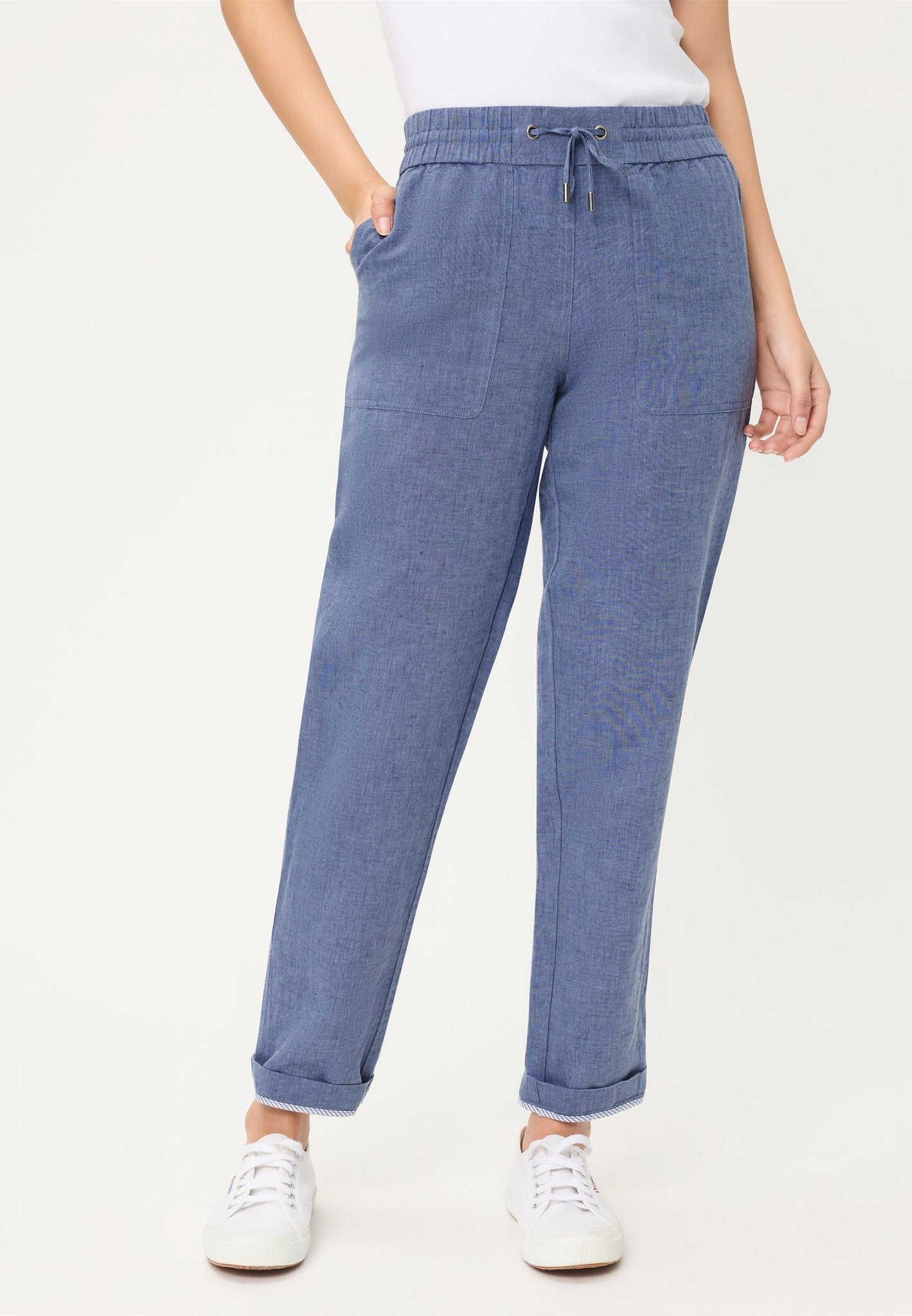 Olsen Damen Hosen Indigo De