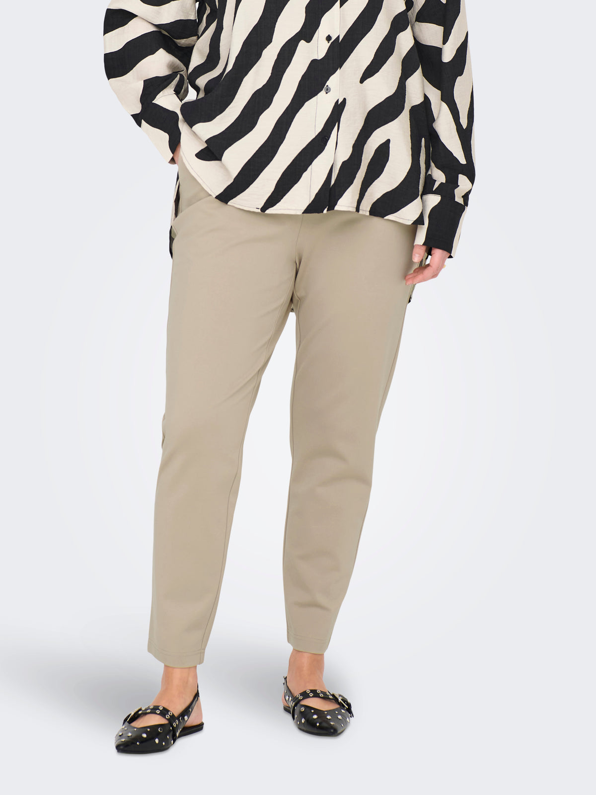 Only Carmakoma Damen Hosen Pure Cashmere
