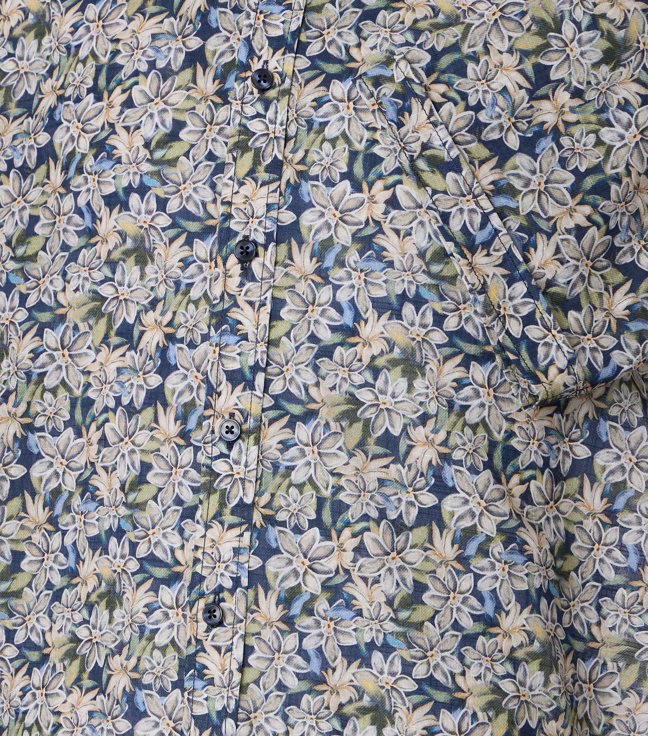 Casa Moda Herren Hemden kurz Blau