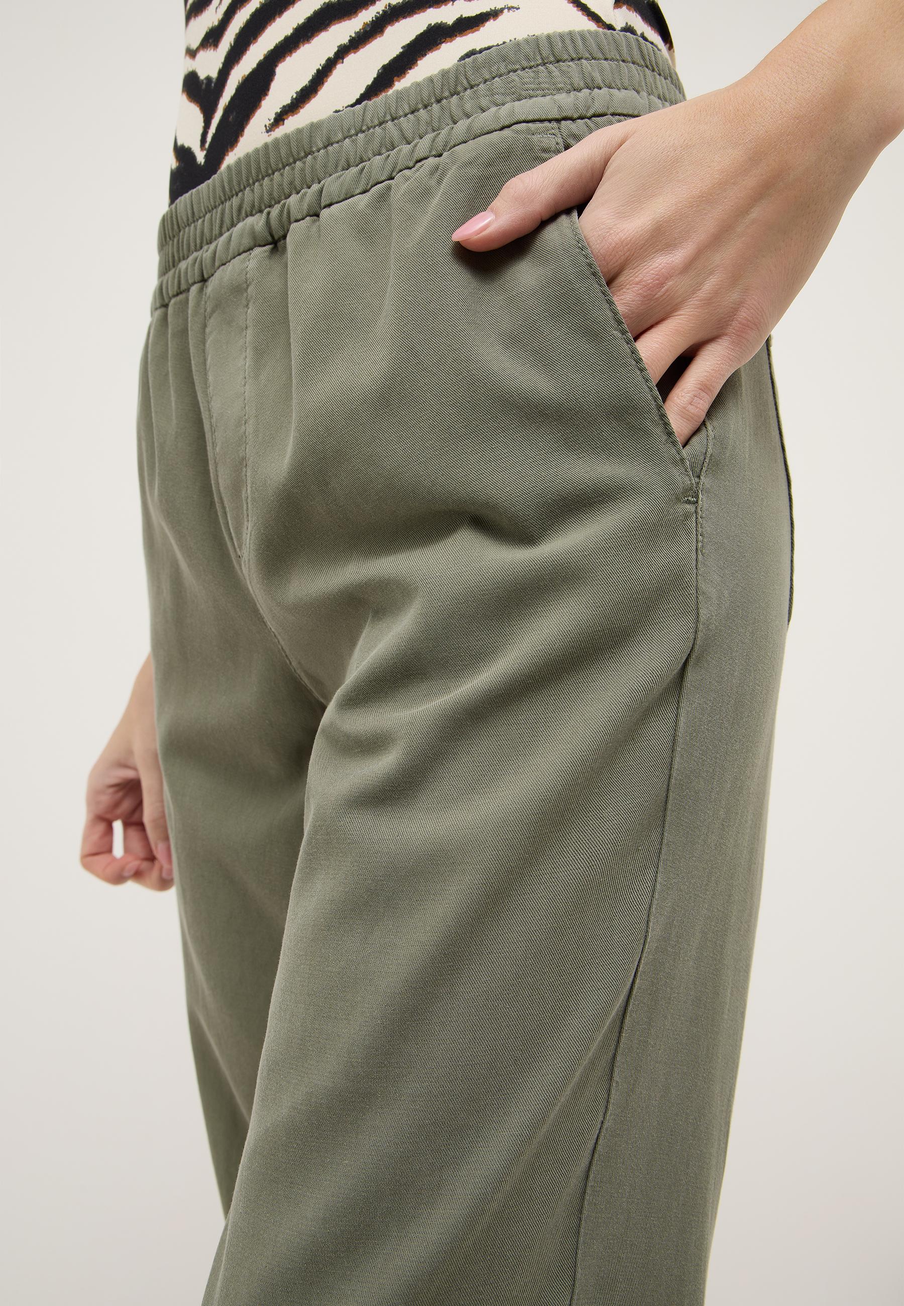 Angels Damen Hosen Light Olive
