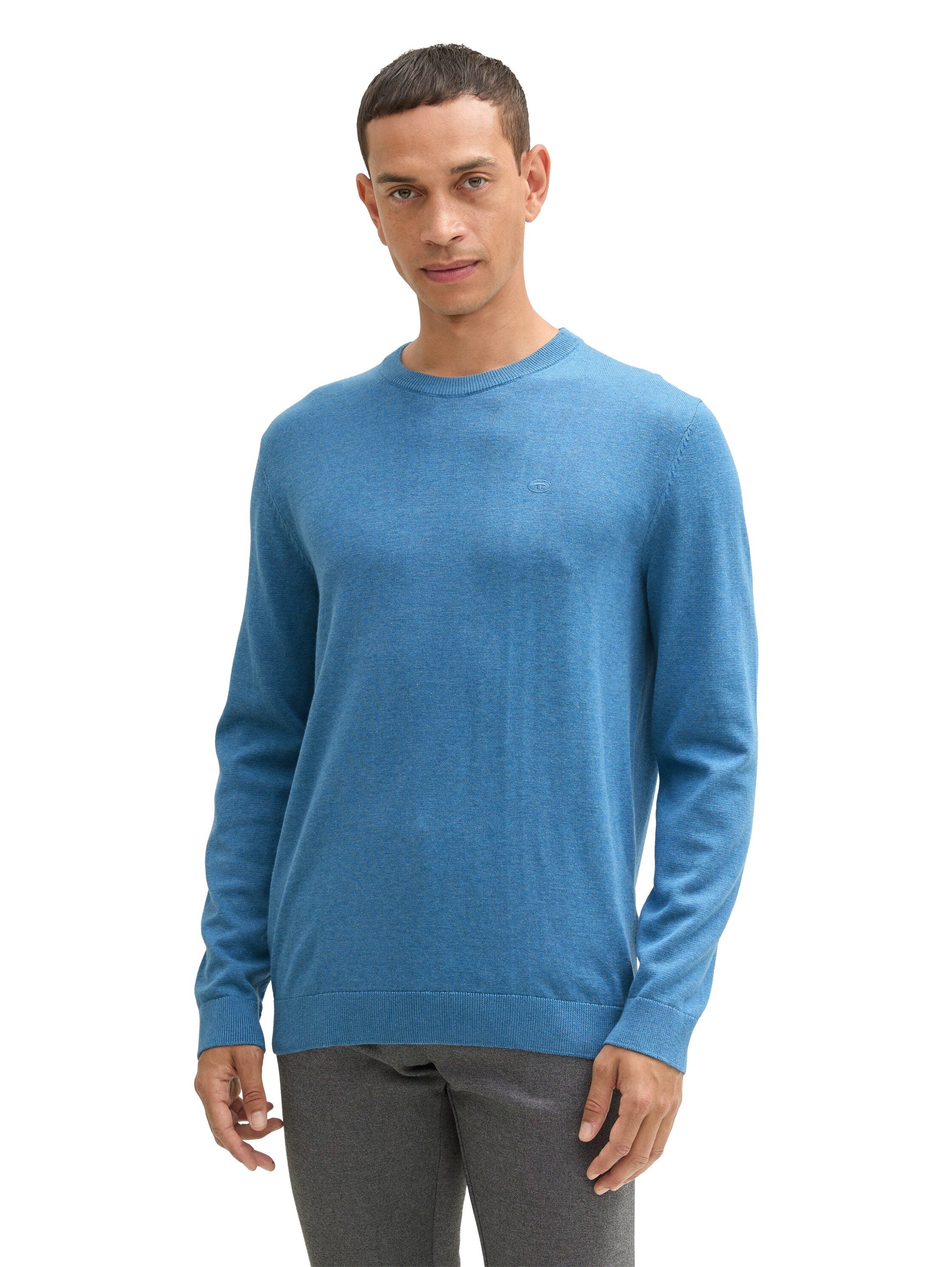 Tom Tailor Herren Pullover Ocean Blue Mela