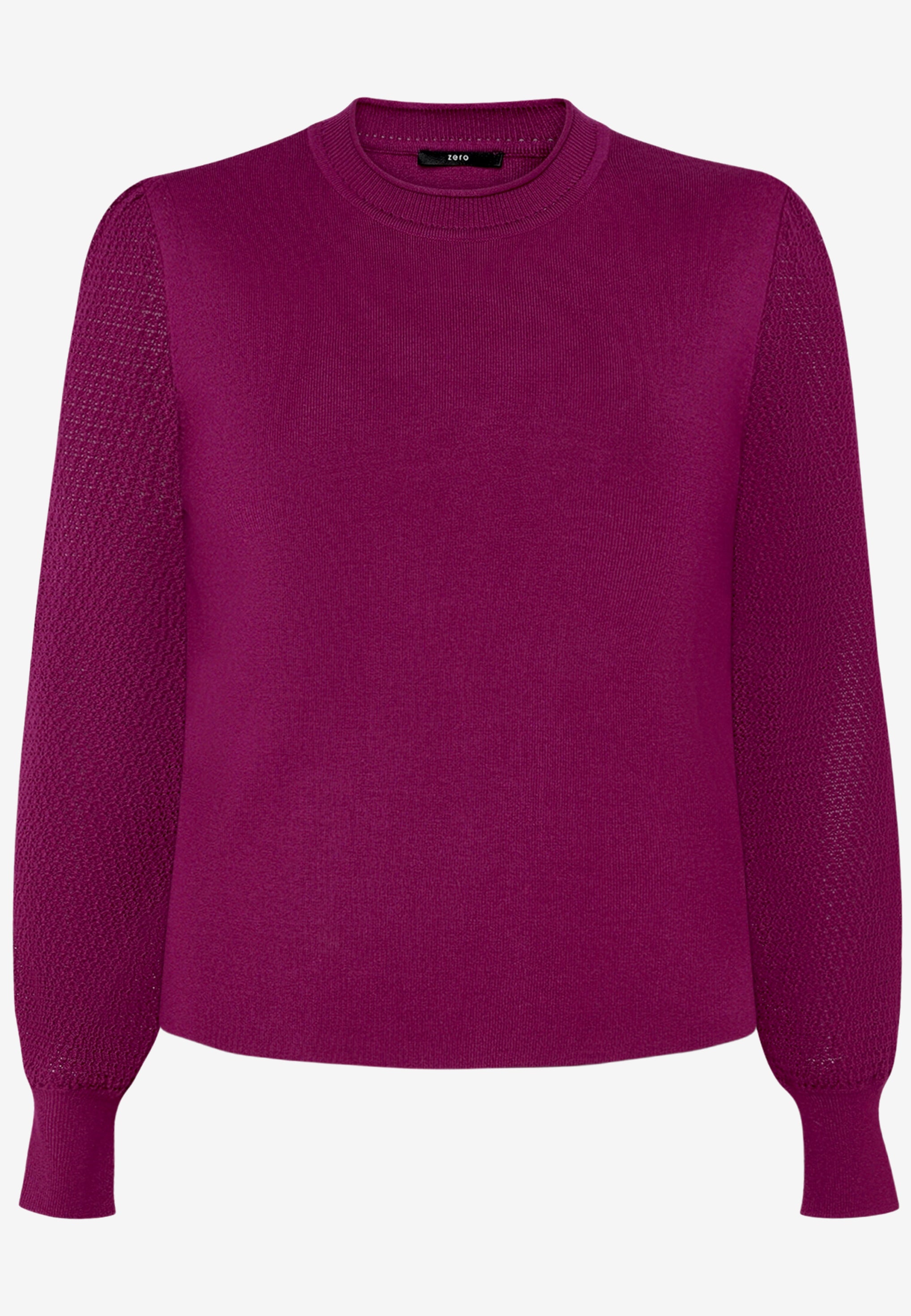 Zero Damen Pullover Magenta Purple