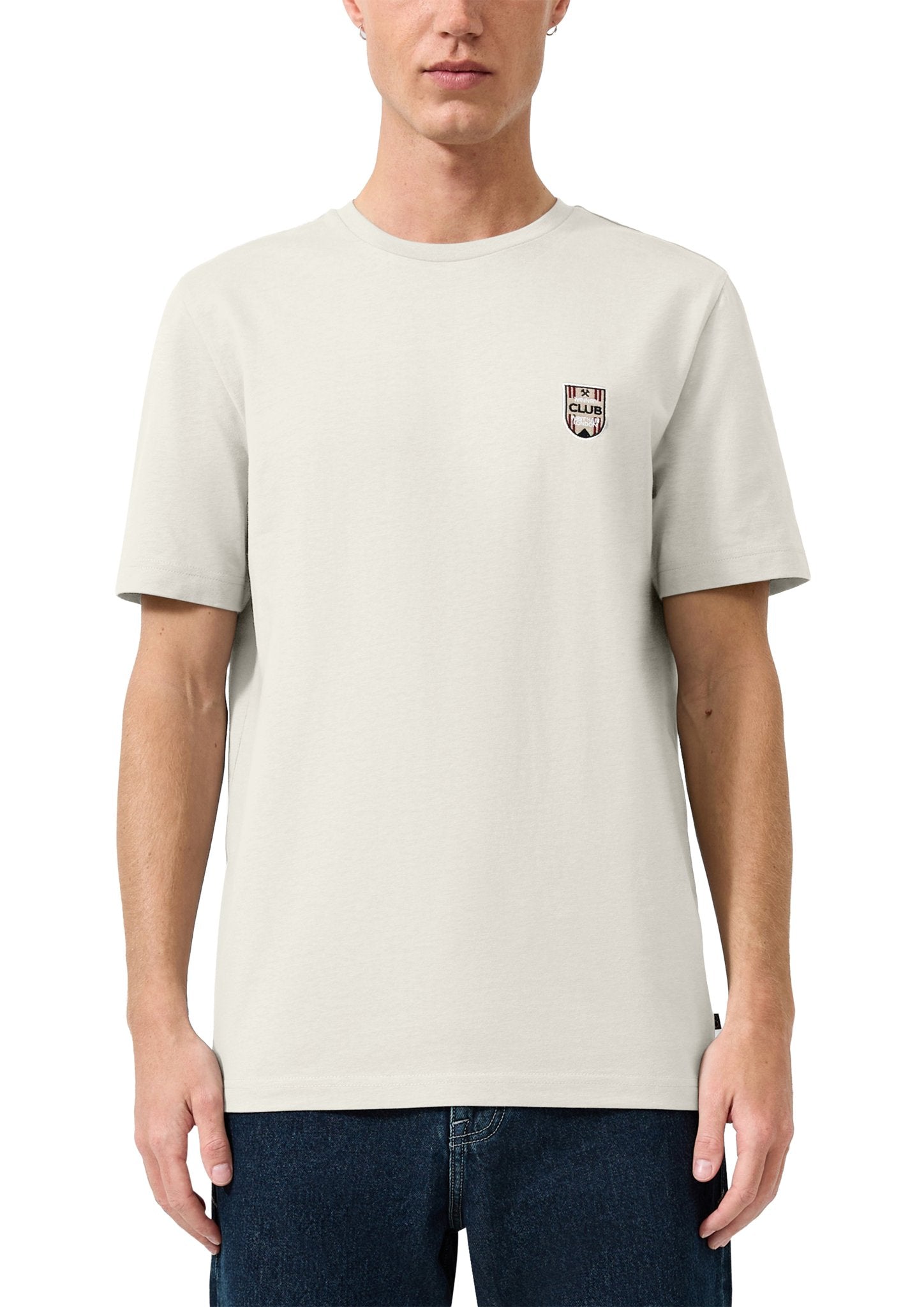 QS by S.Oliver Herren T-Shirts kurz White
