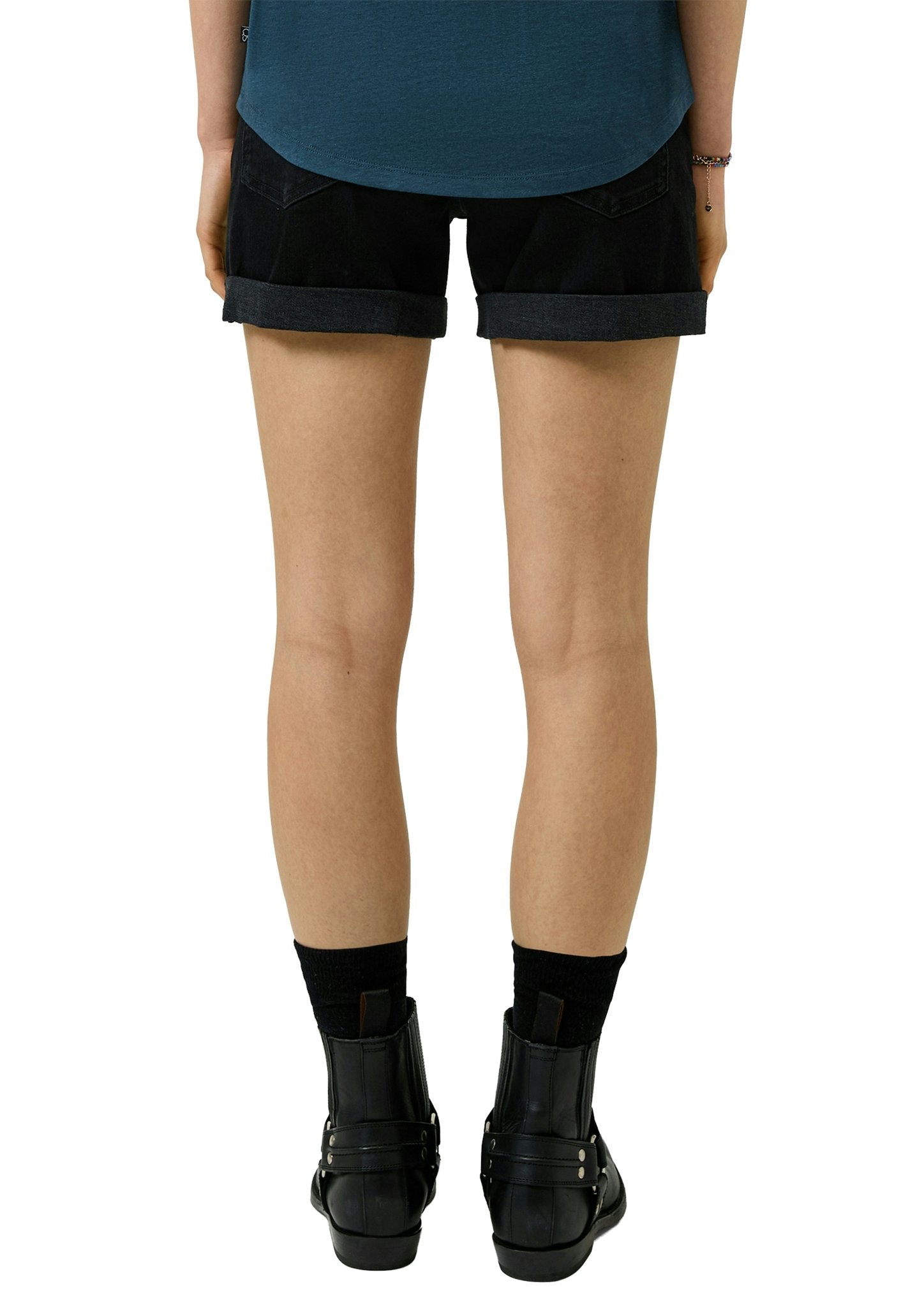 QS by S.Oliver Damen Hosen Grey/Black