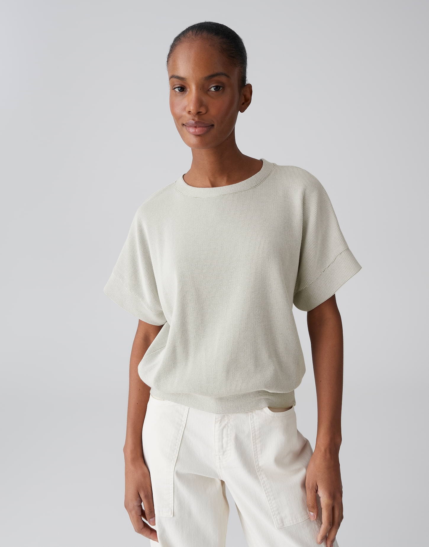 Opus Damen Sweatshirts Pale Olive