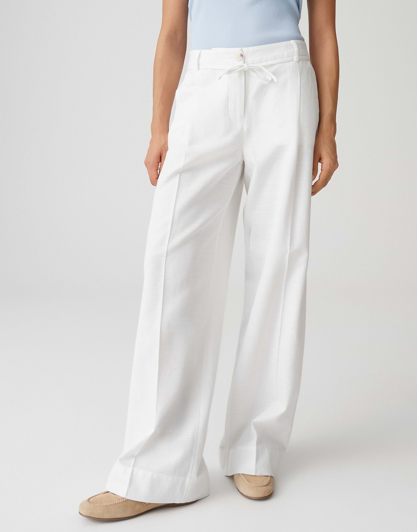 Opus Damen Hosen Milk