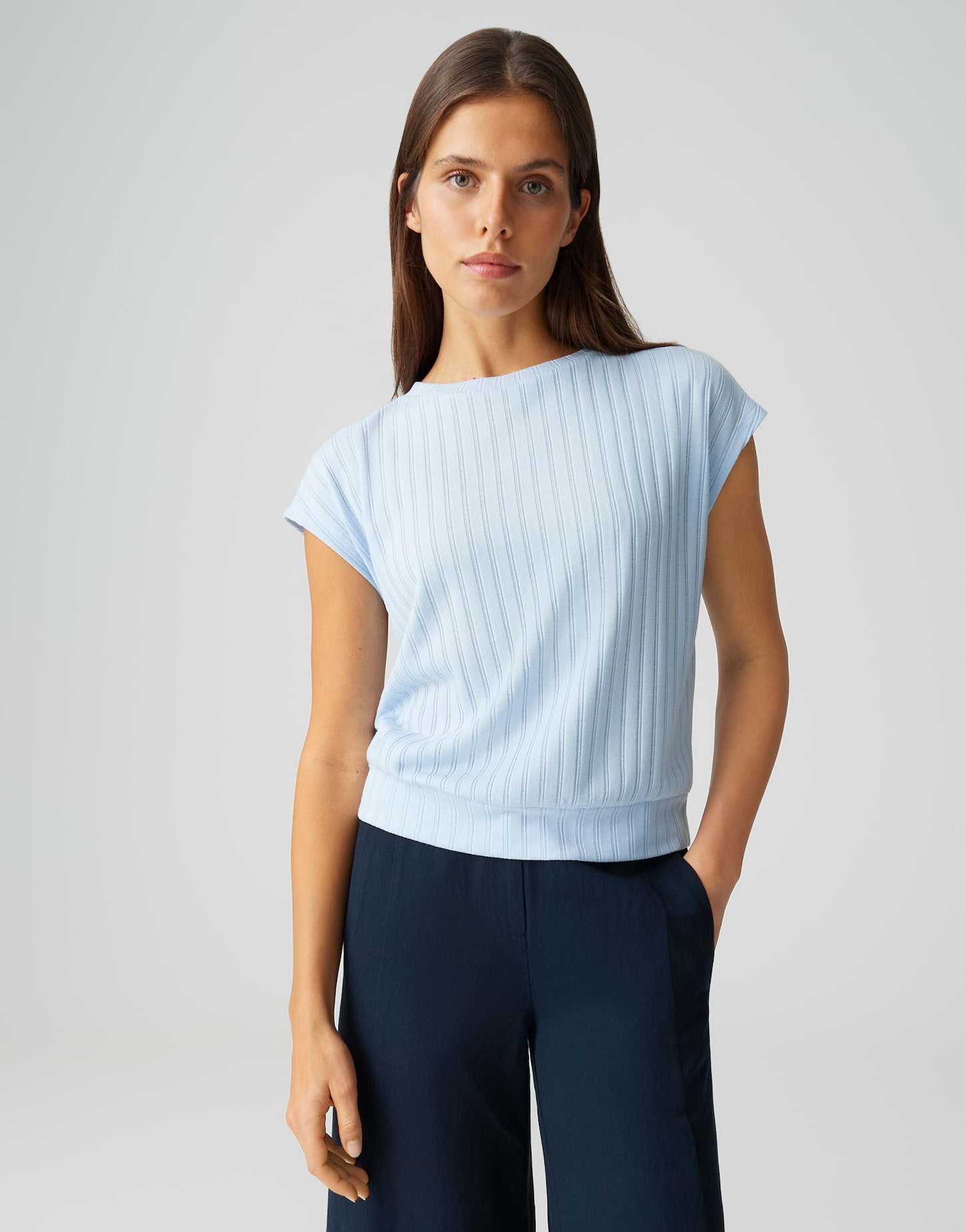 Opus Damen T-Shirts Seasalt