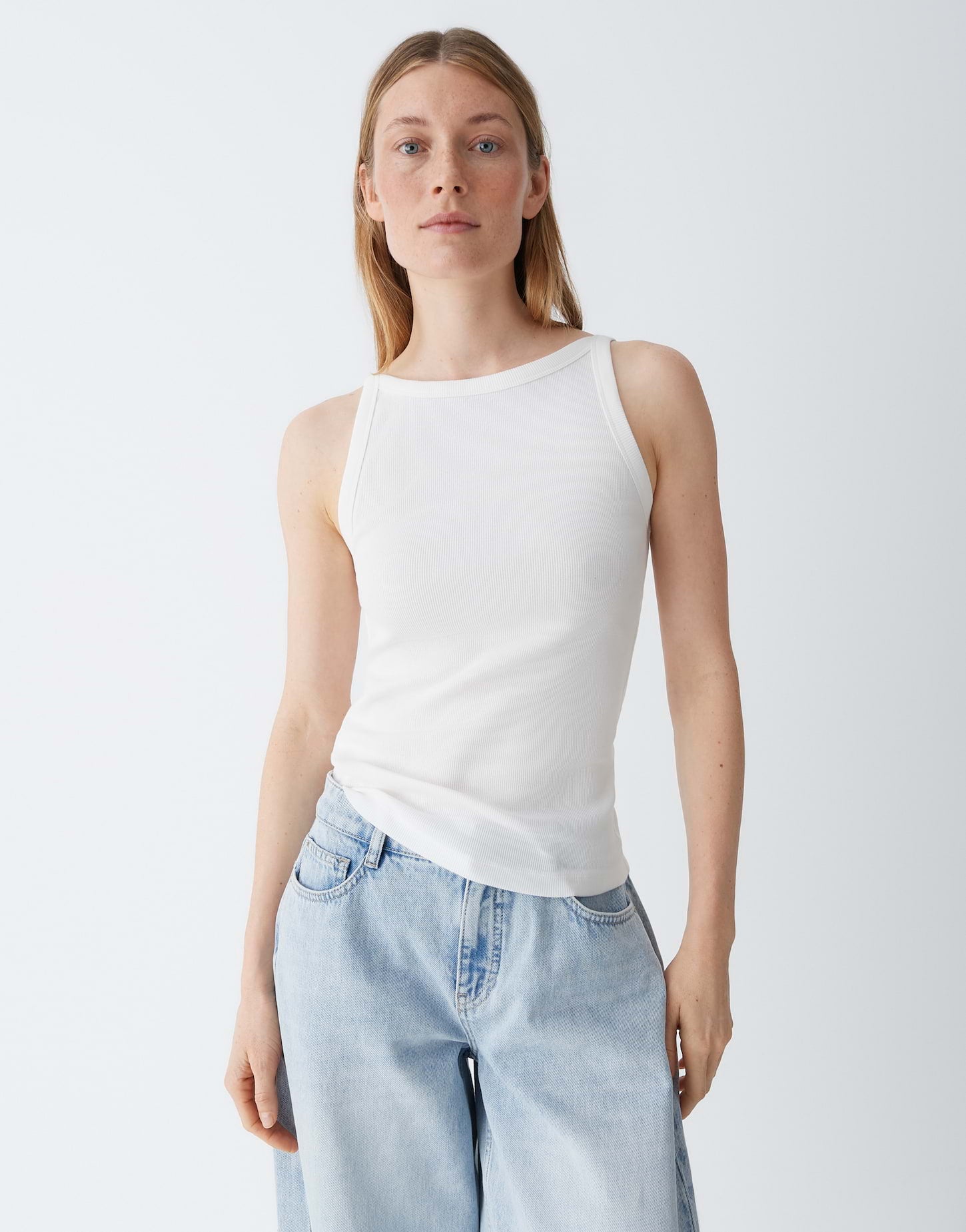 Opus Damen T-Shirts Milk