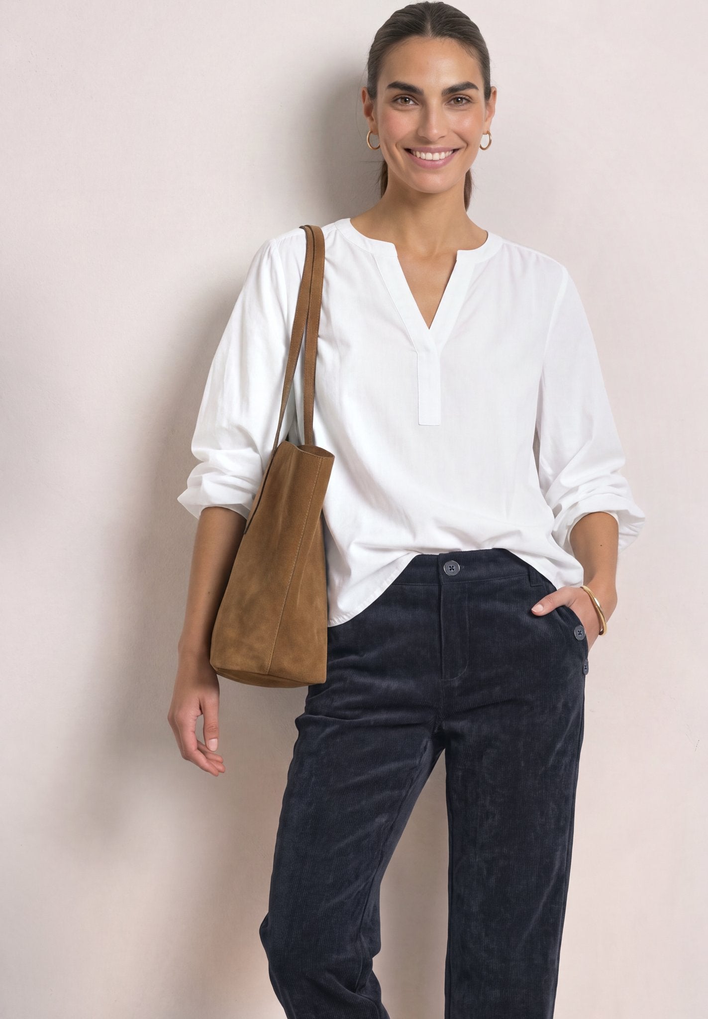 Street One Damen Hosen Indigo Ni