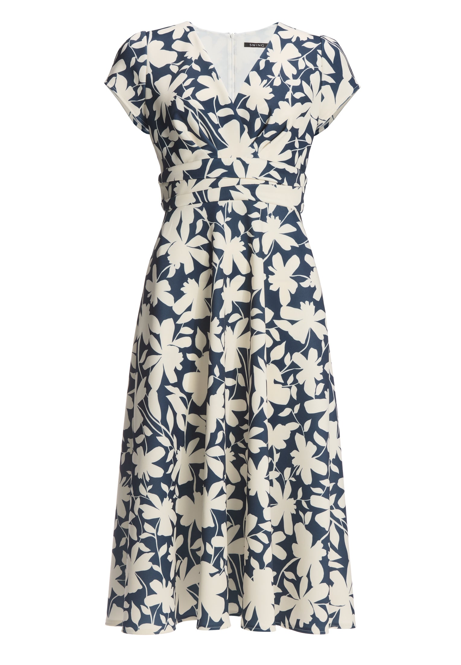 Swing Damen Kleider Navy / Ivo