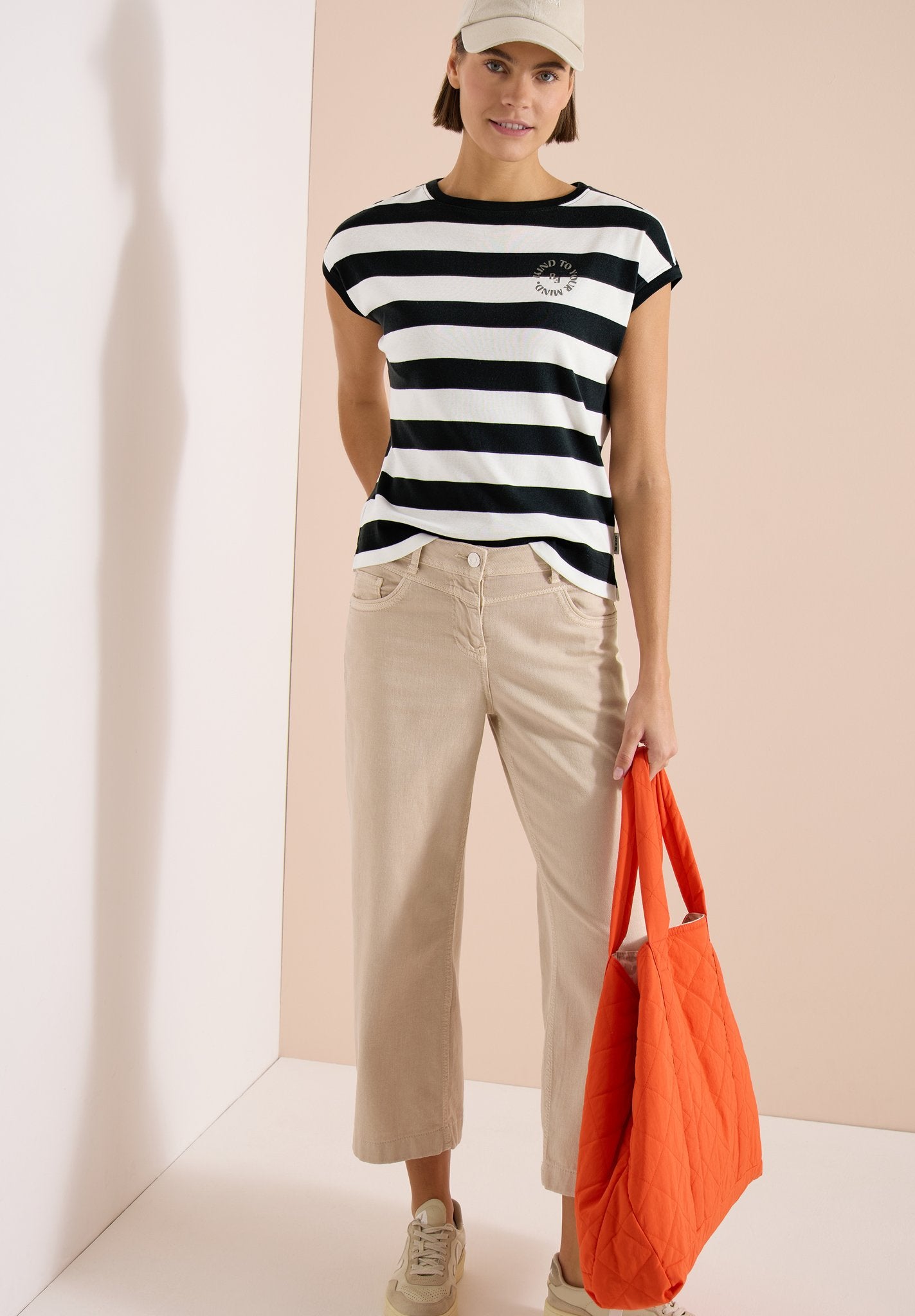 Cecil Damen T-Shirts Palm Bree