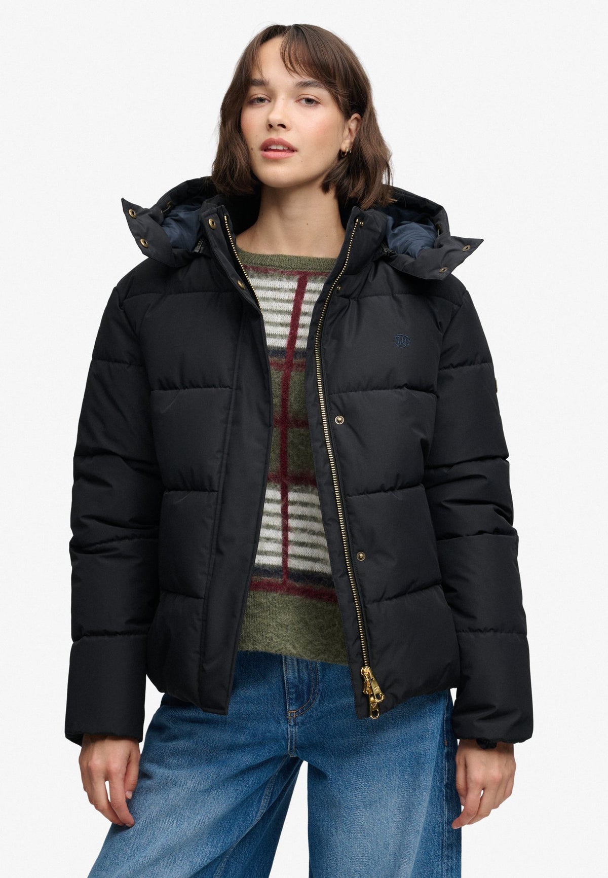 Superdry Damen Jacken A Black