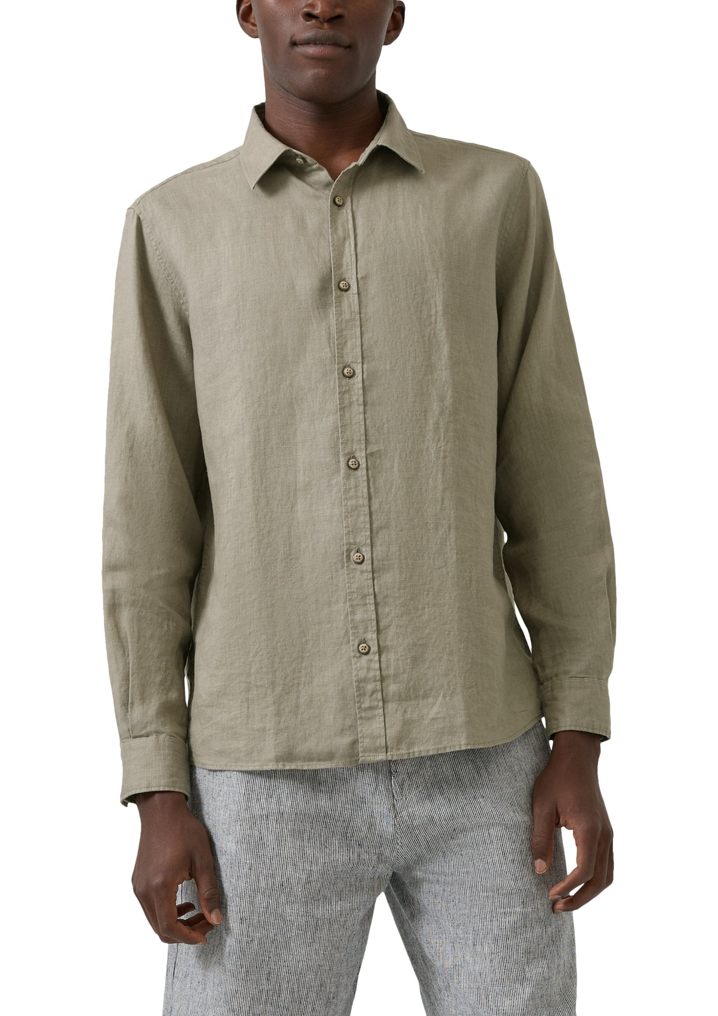 S. Oliver red Herren Hemden lang Green