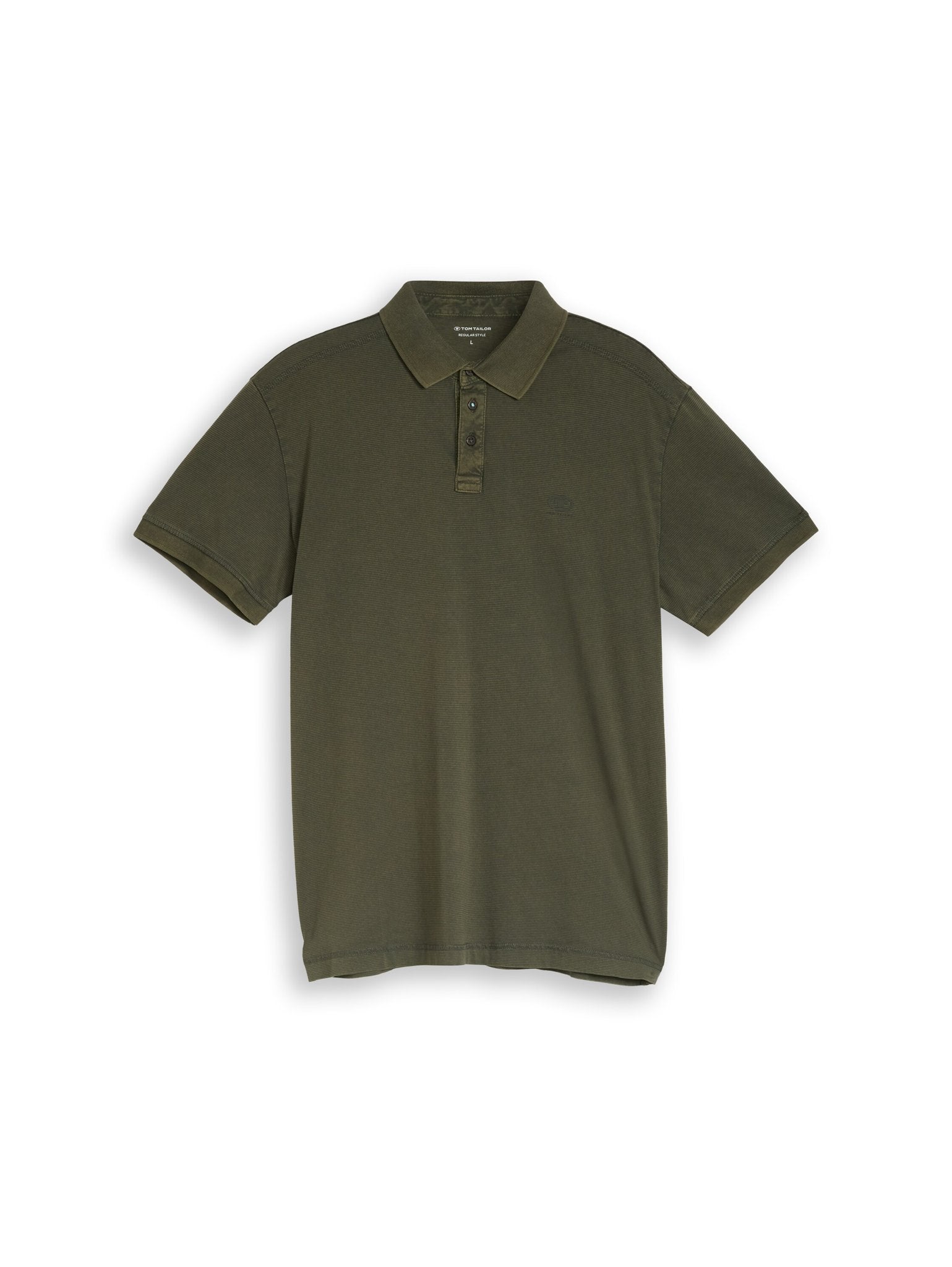 Tom Tailor Herren Polo-Shirts Green Tonal Str