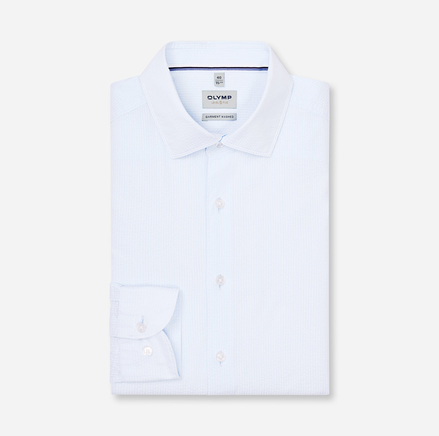 Olymp Herren Hemden lang Hellblau