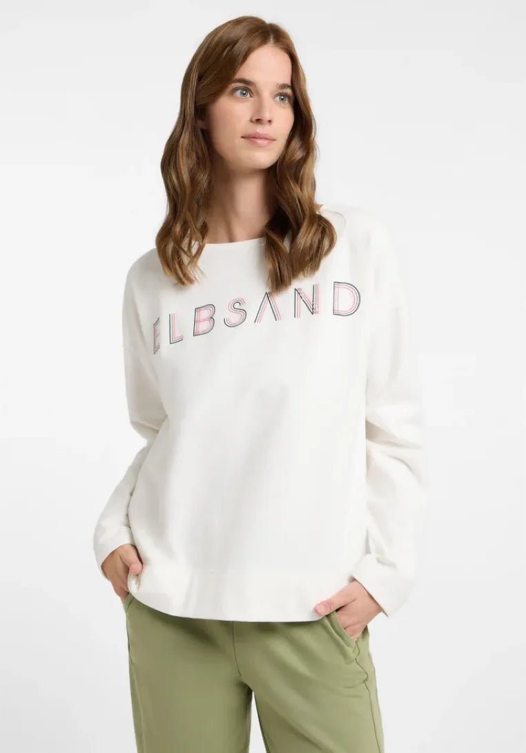 Elbsand Damen Sweatshirts Cloud Wh