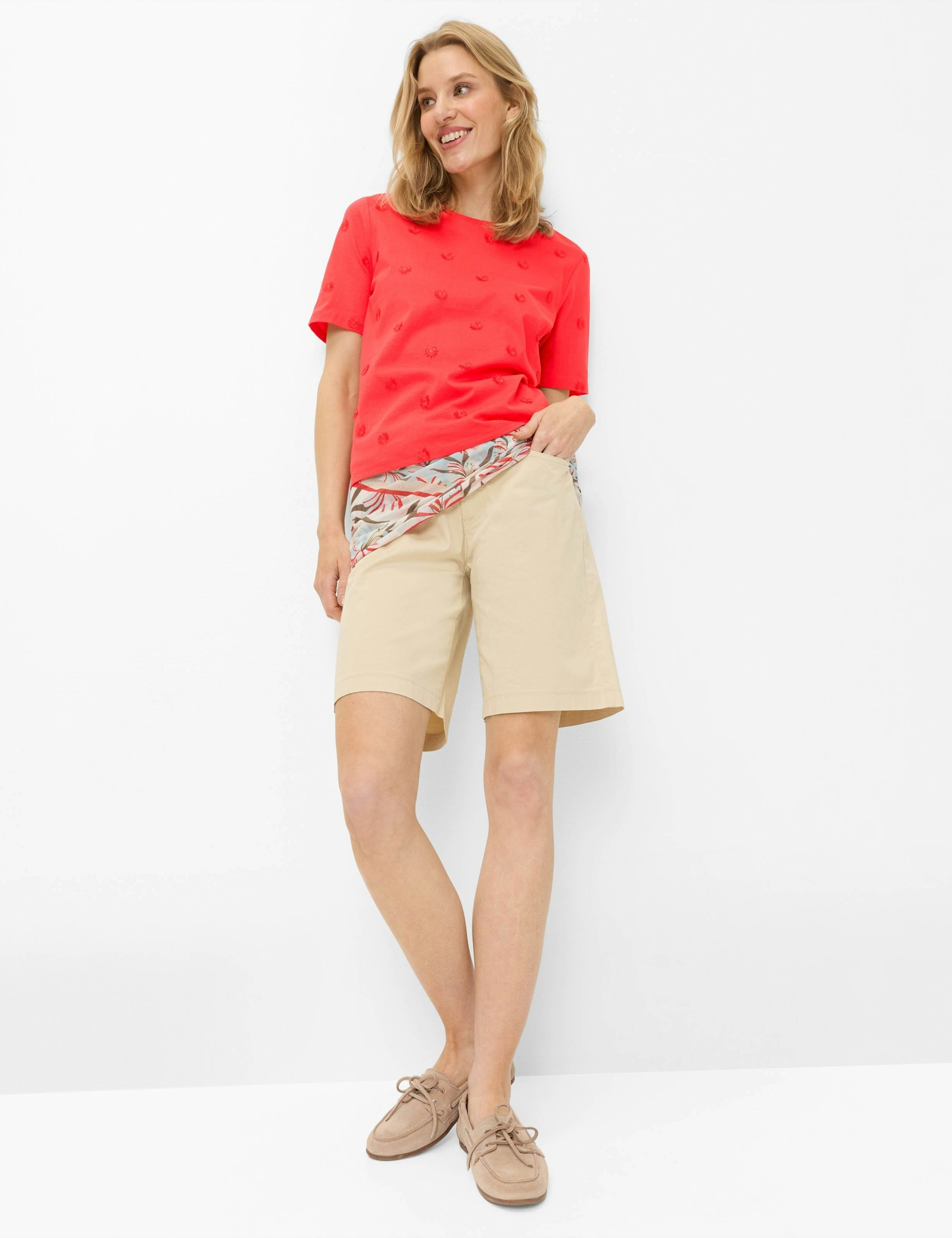 Brax Damen Hosen Sandshell