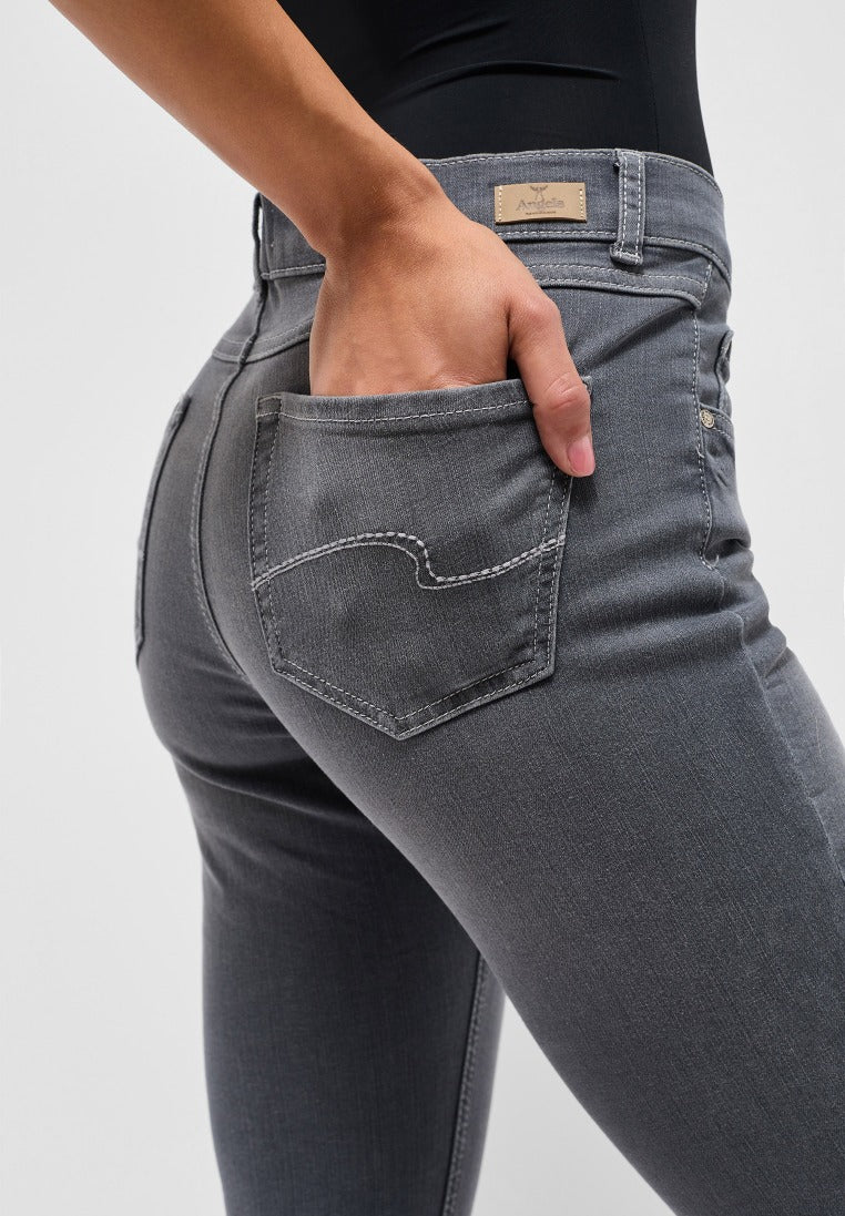 Angels Damen Jeans Mid Grey U