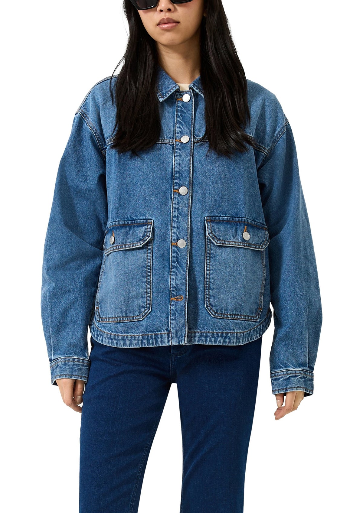 QS by S.Oliver Damen Blusen Y Blue