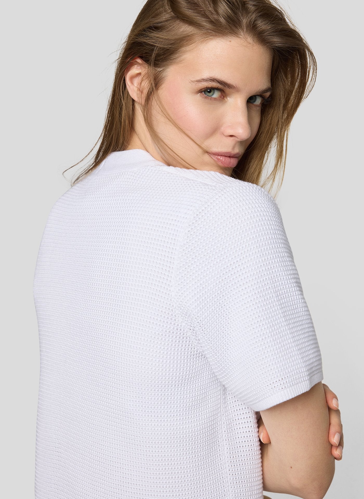 Rabe Damen Strickjacken Weiss