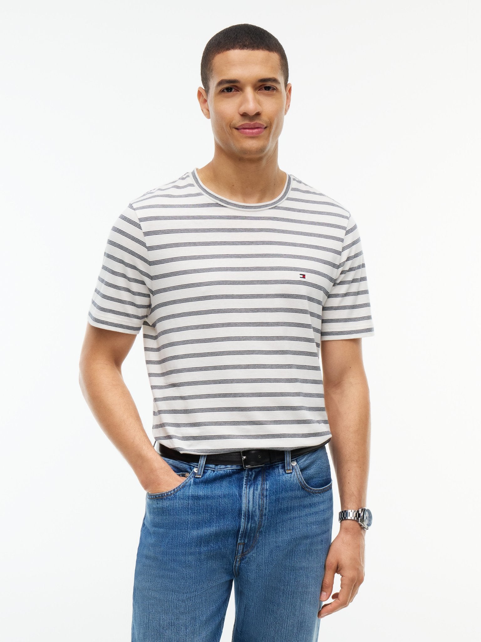 Tommy Hilfiger Herren T-Shirts kurz A Blue