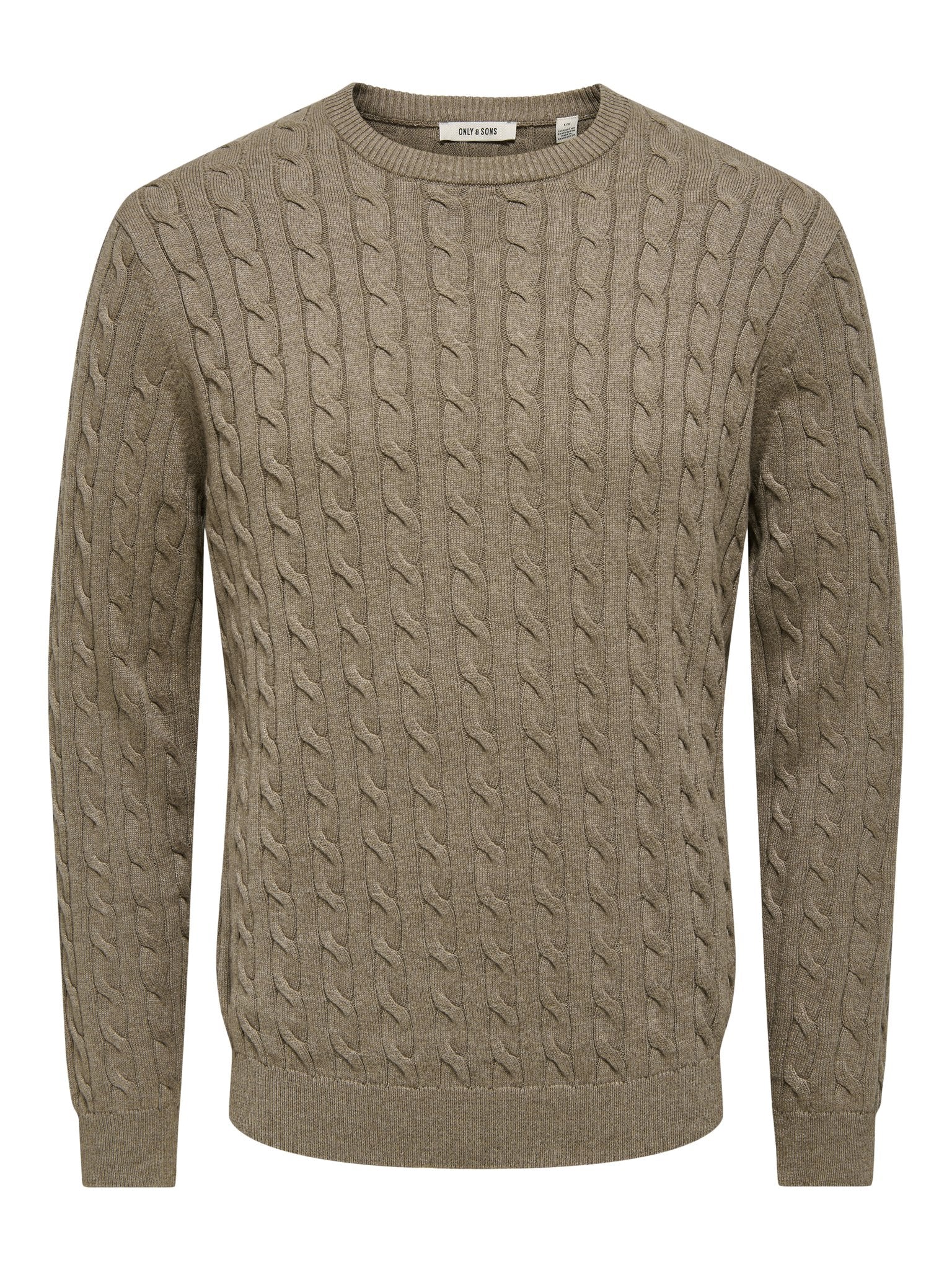 Only & Sons Herren Pullover Desert Taupe/Me