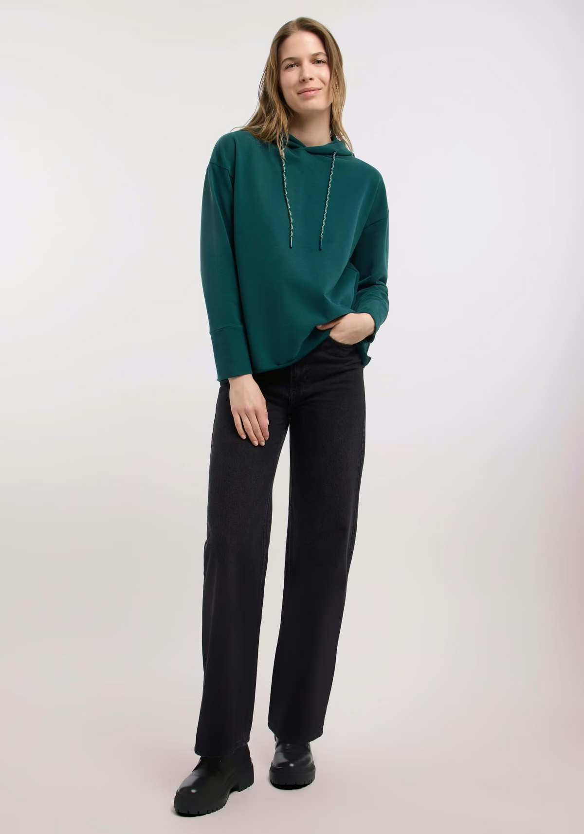 Elbsand Damen Sweatshirts Dark Ivy
