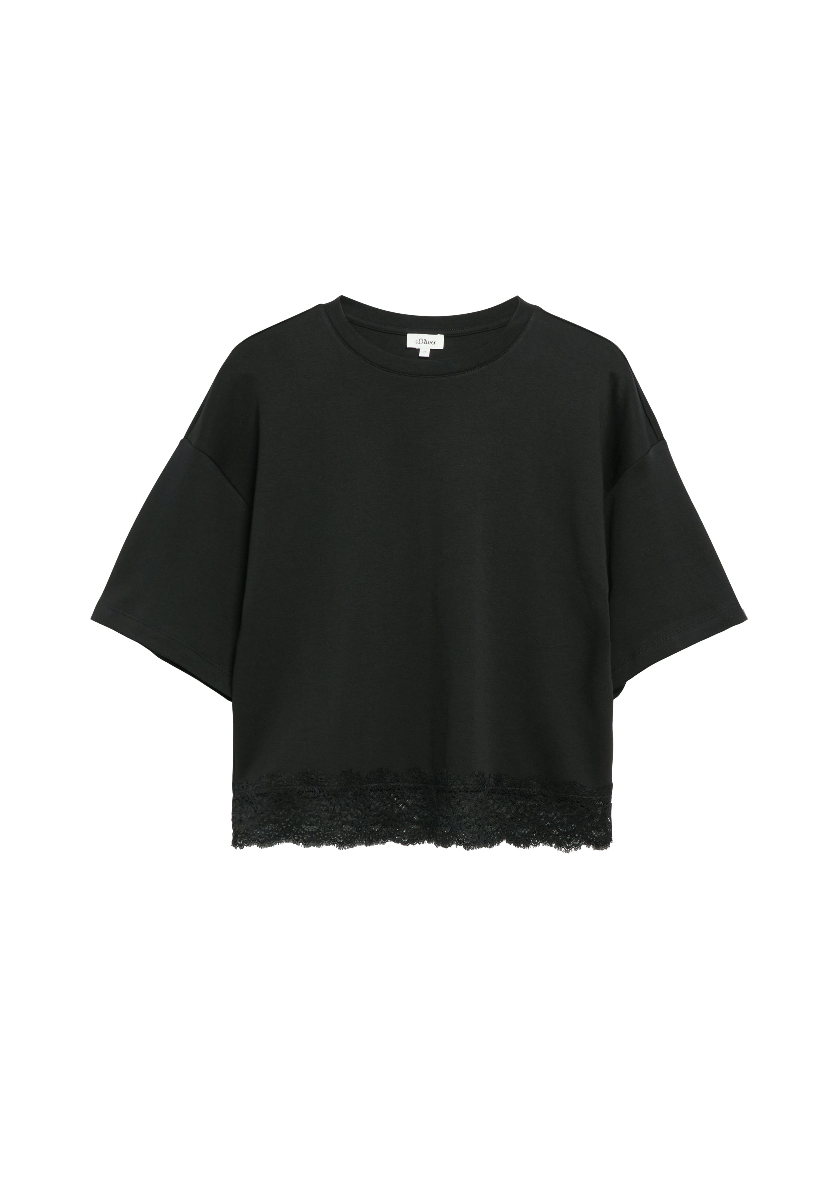 S. Oliver red Damen T-Shirts Grey/Black
