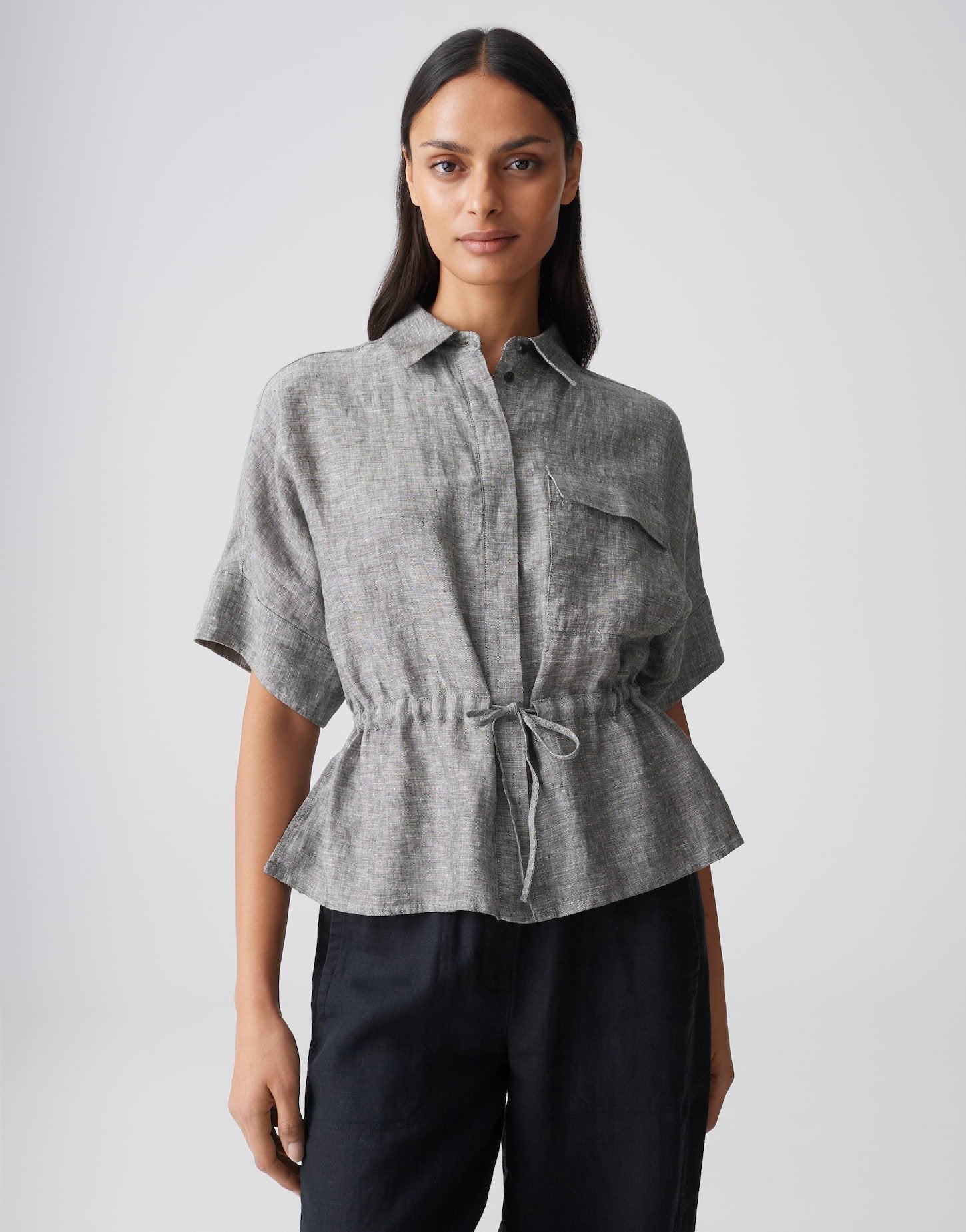 Opus Damen Blusen Deep Green