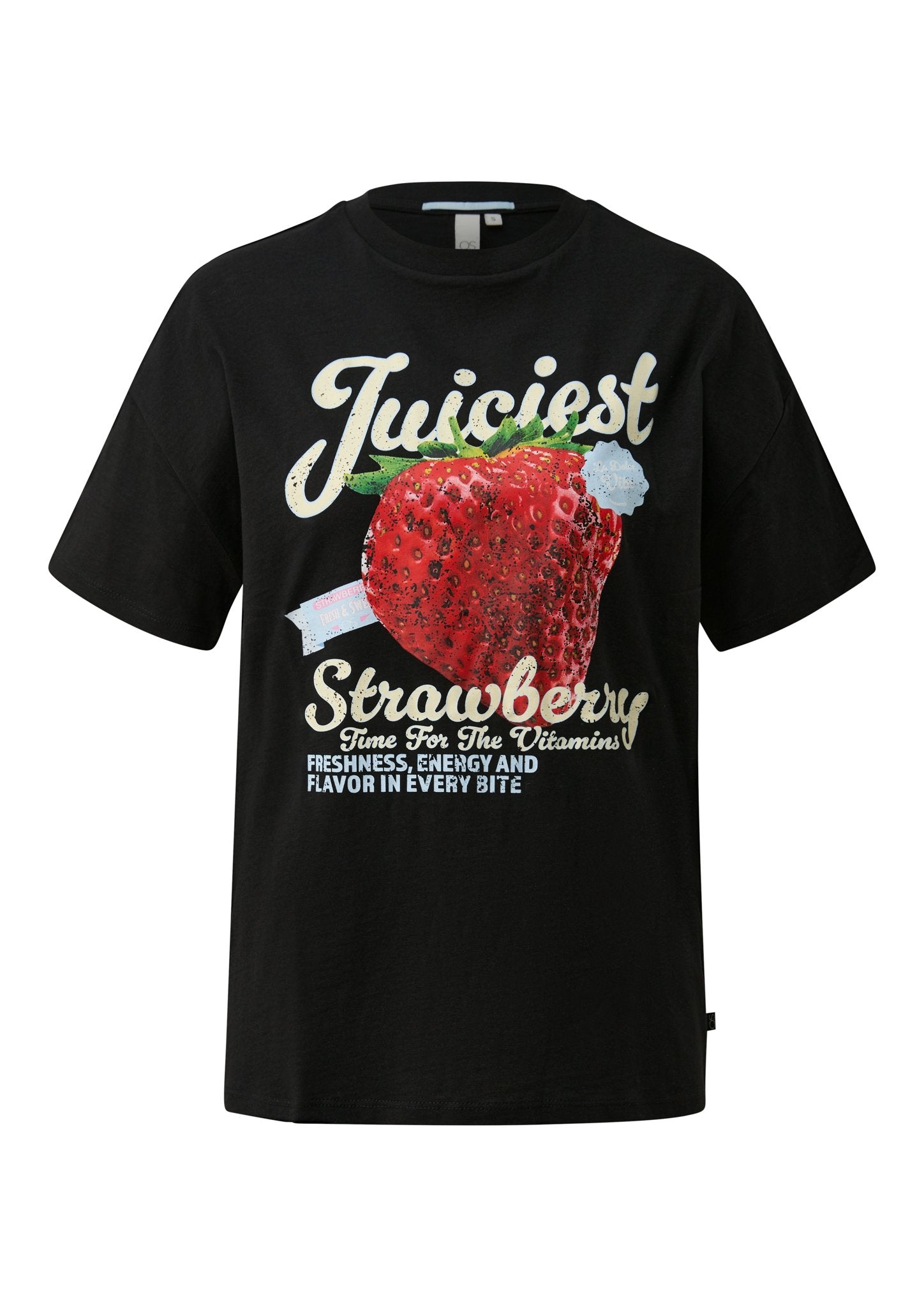 QS by S.Oliver Damen T-Shirts Grey/Black