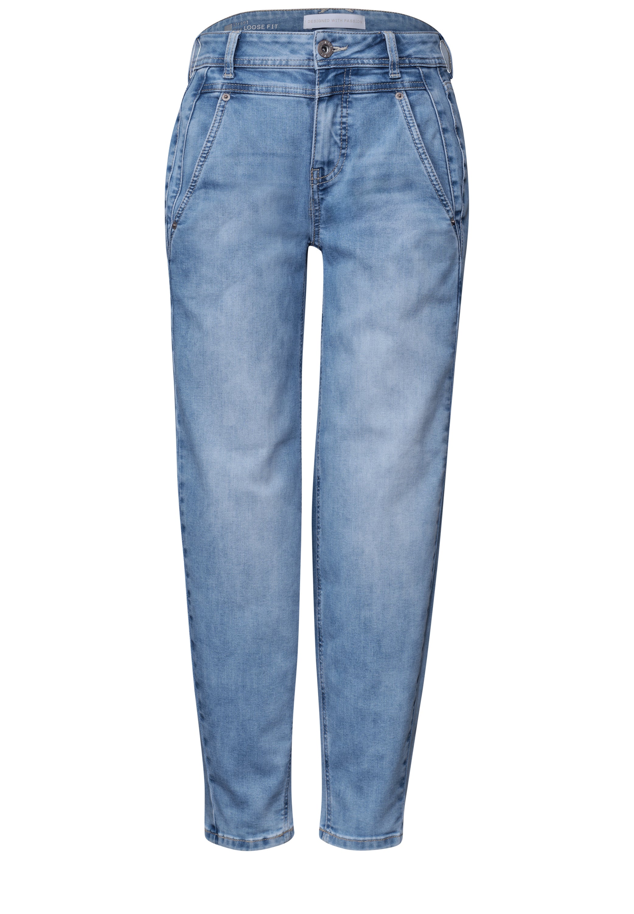 Street One Damen Hosen Light Blu