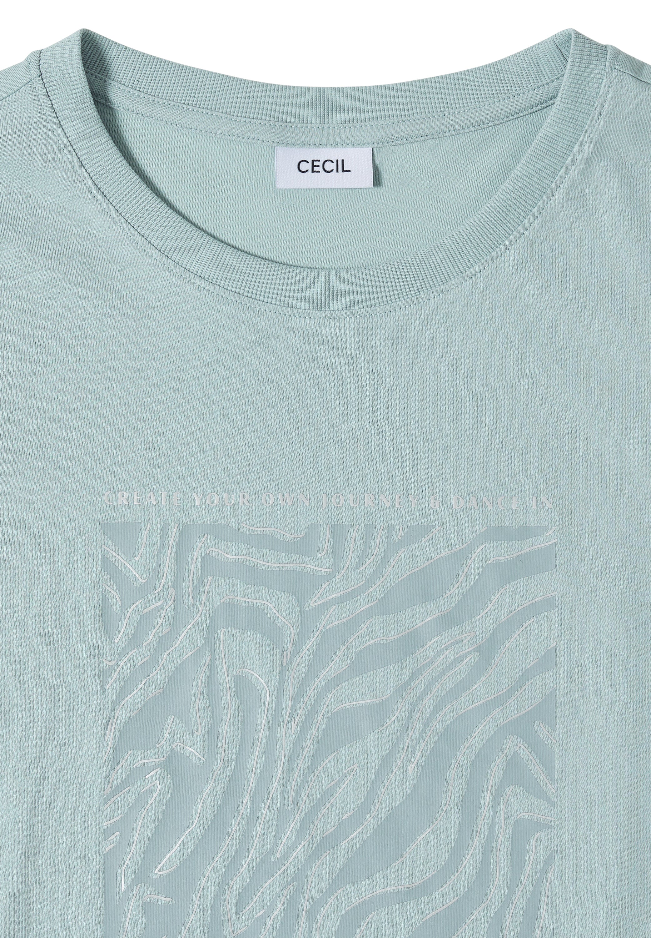 Cecil Damen T-Shirts Crystal M
