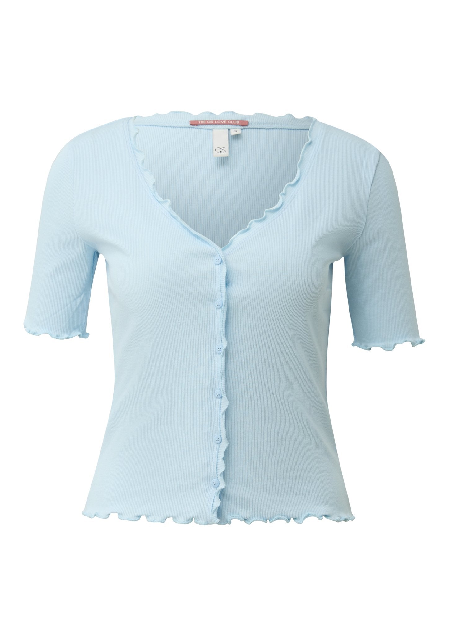 QS by S.Oliver Damen T-Shirts Blue