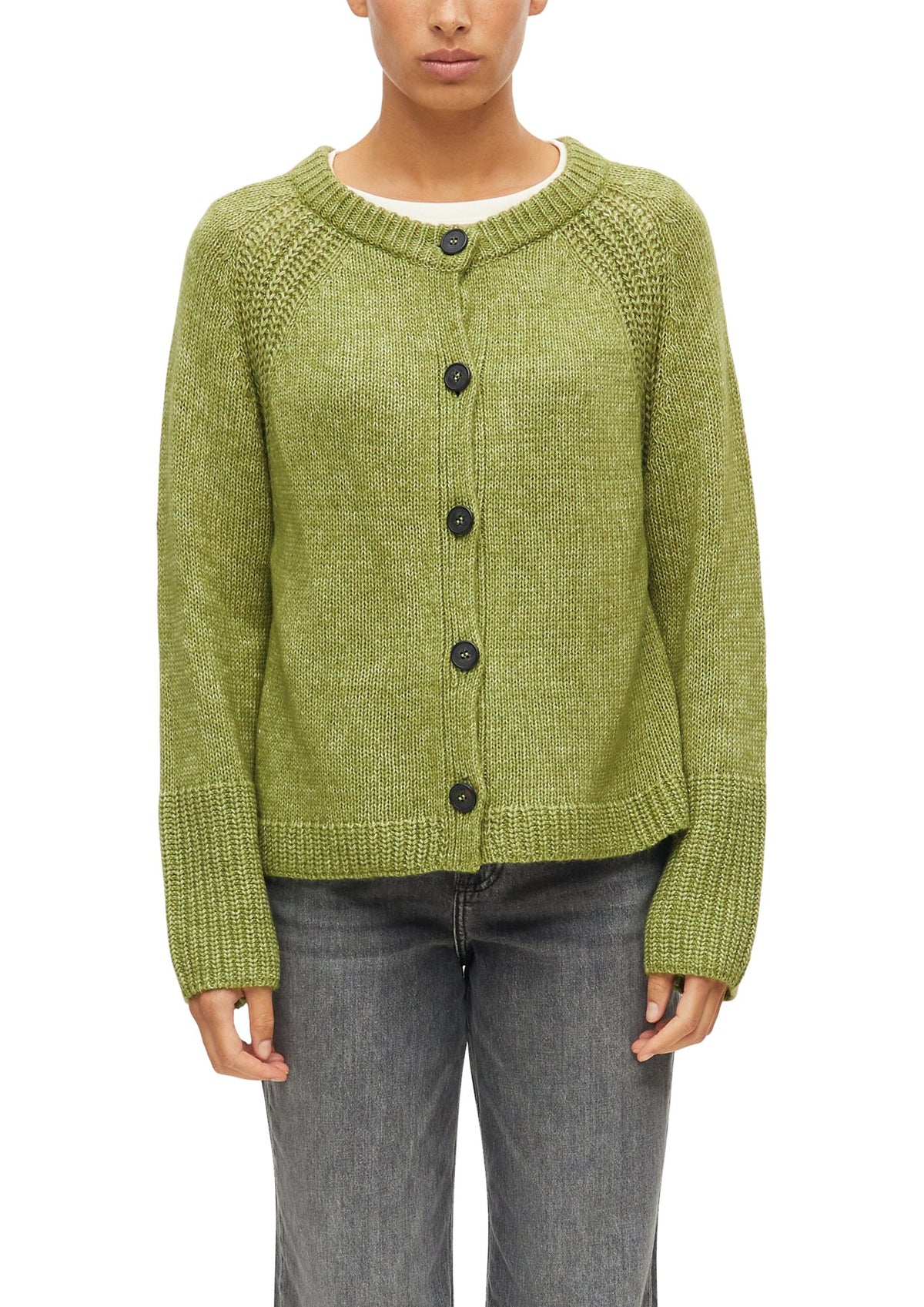 S. Oliver red Damen Strickjacken Green
