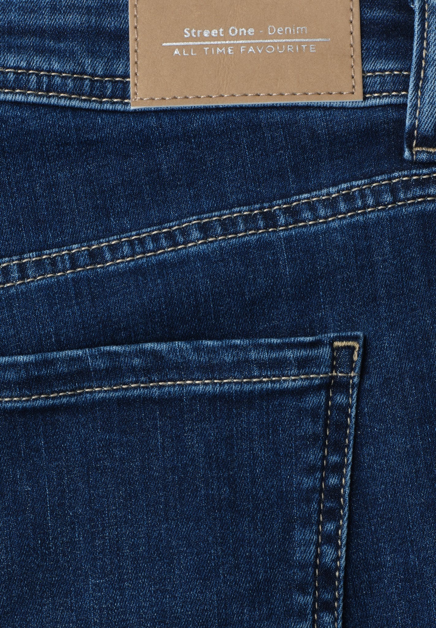 Street One Damen Hosen Dark Blue