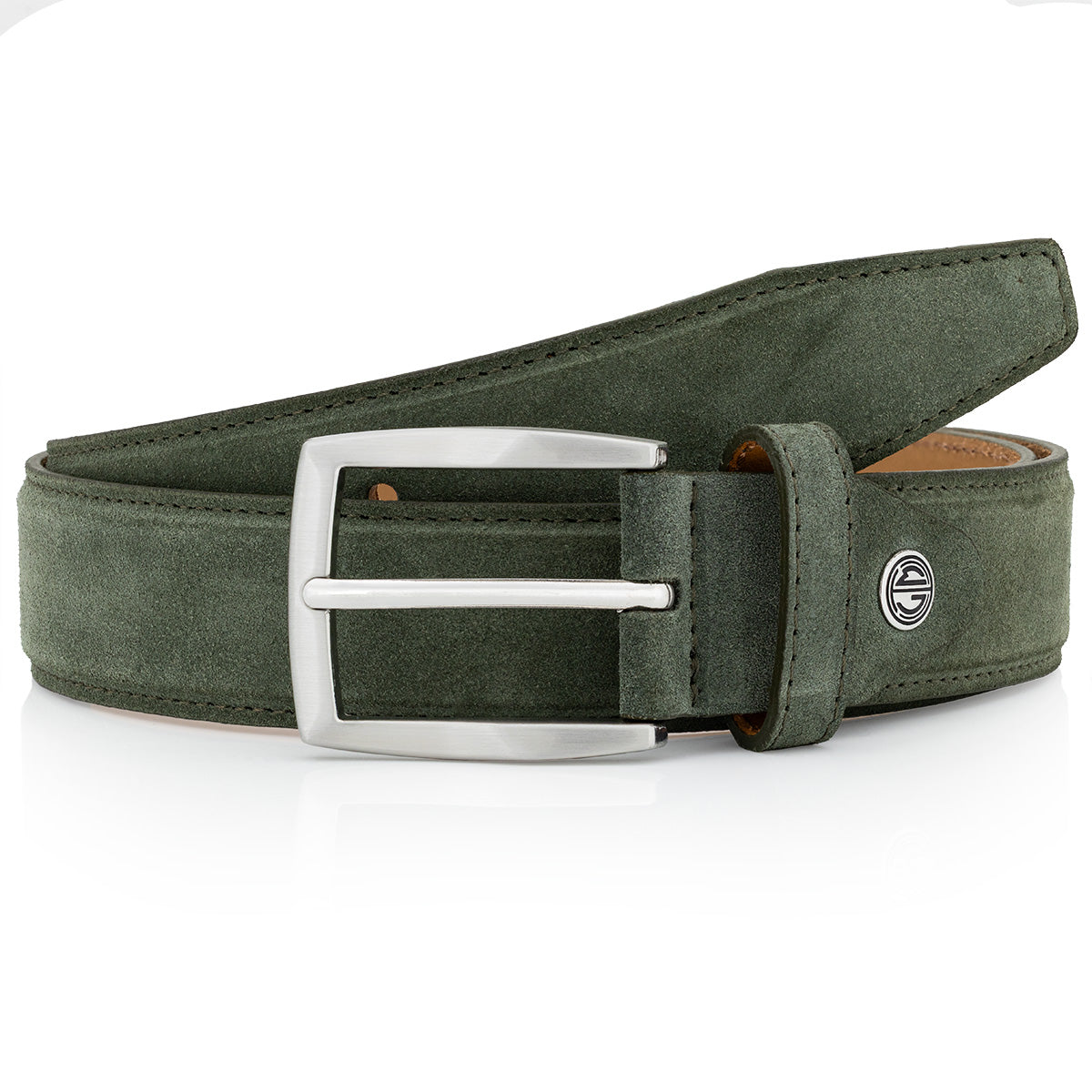 LINDENMANN Herren Gürtel Olive