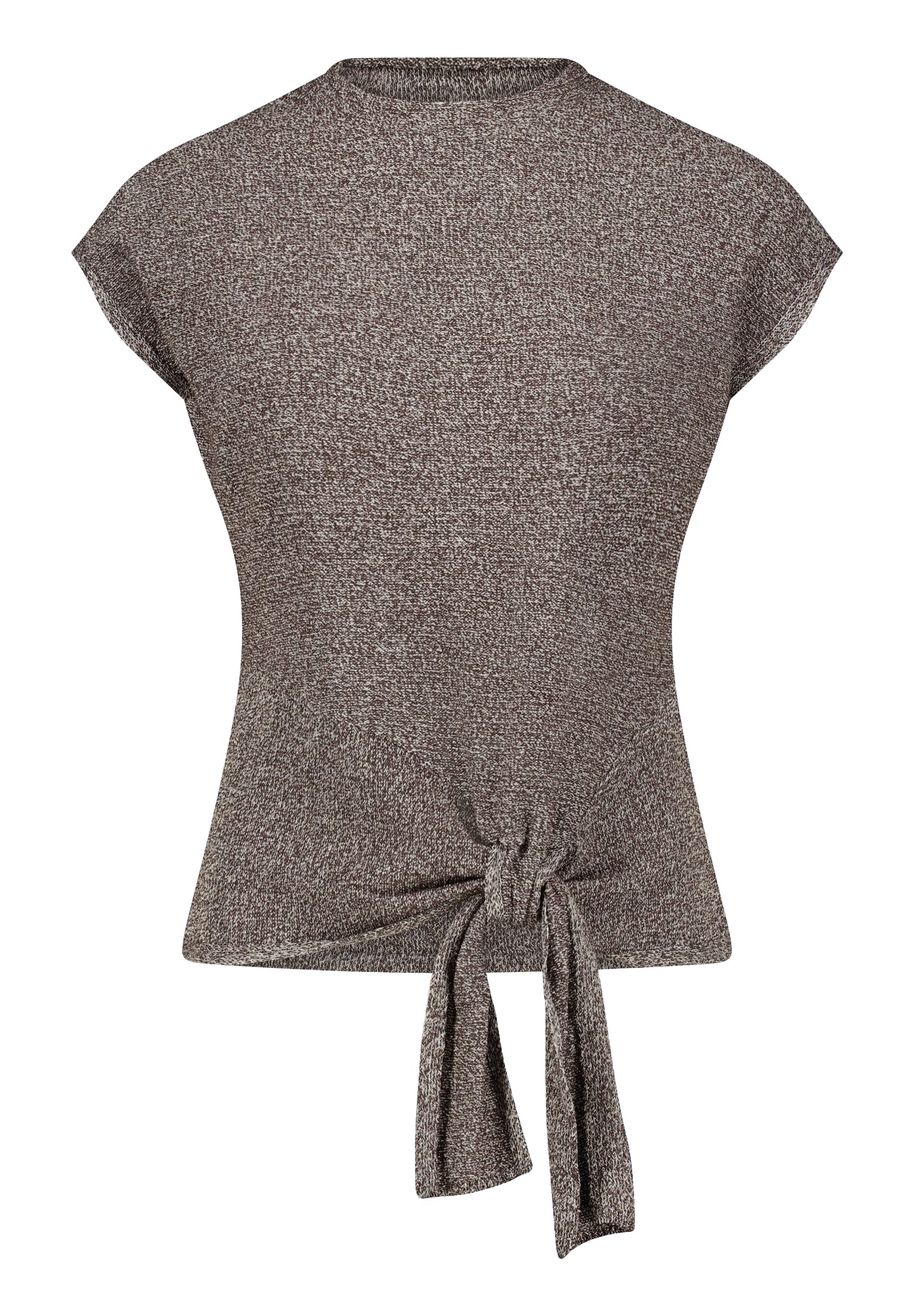 Cartoon Damen T-Shirts Brown Melange