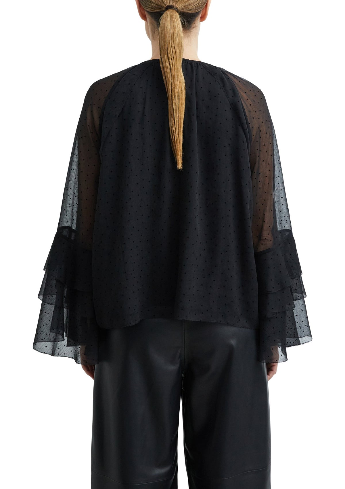 Comma Damen Blusen A Grey/Black