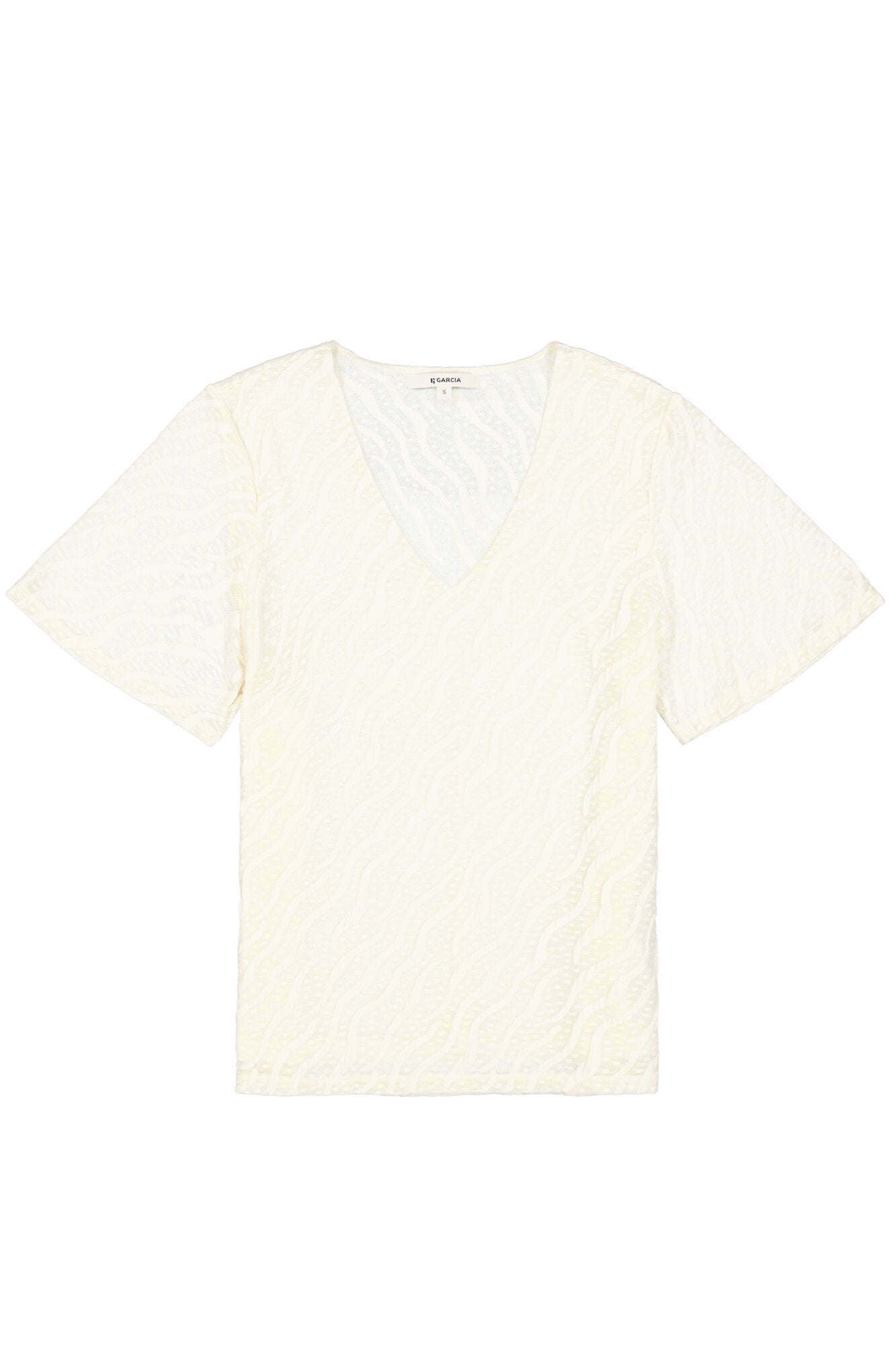 Garcia Damen T-Shirts Whitecap