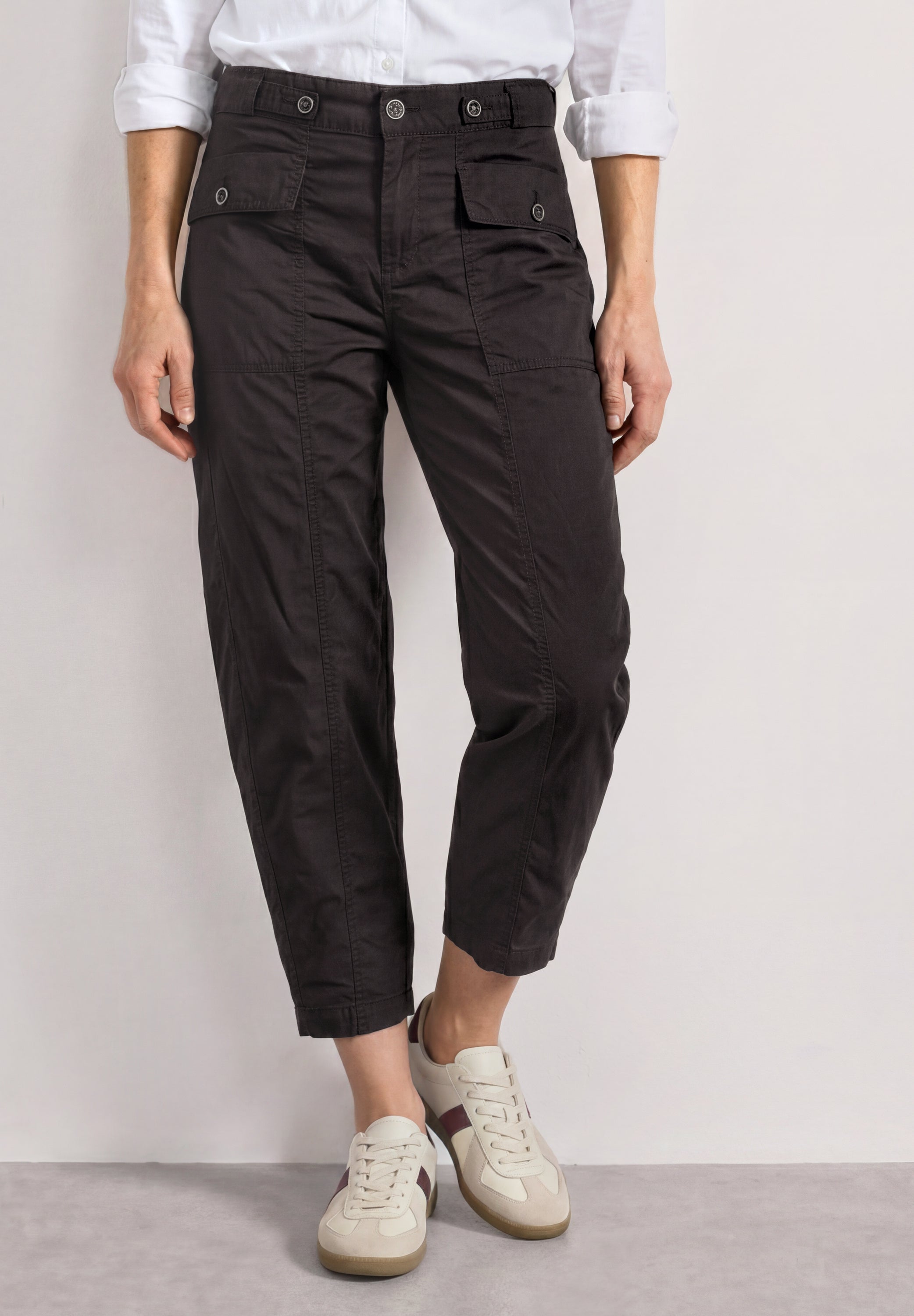 Street One Damen Hosen Black Cof