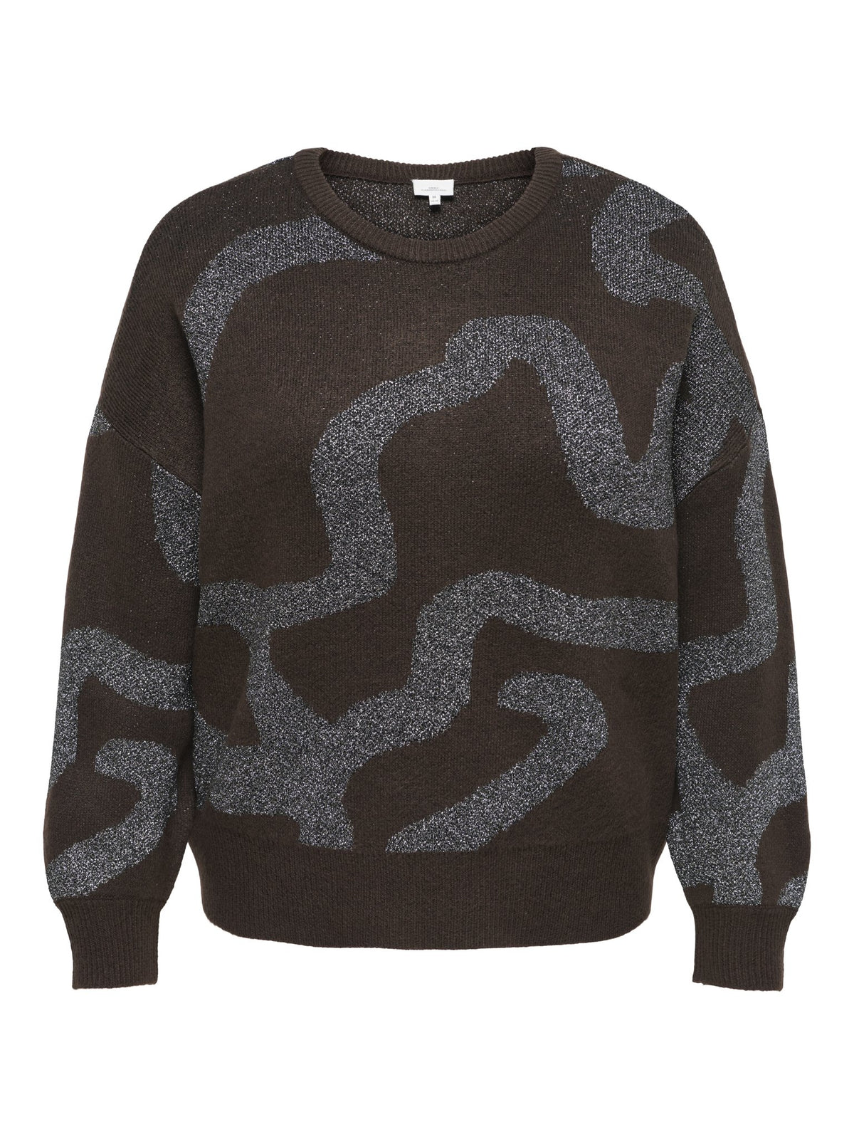 Only Carmakoma Damen Pullover Coffee Bean/Wav