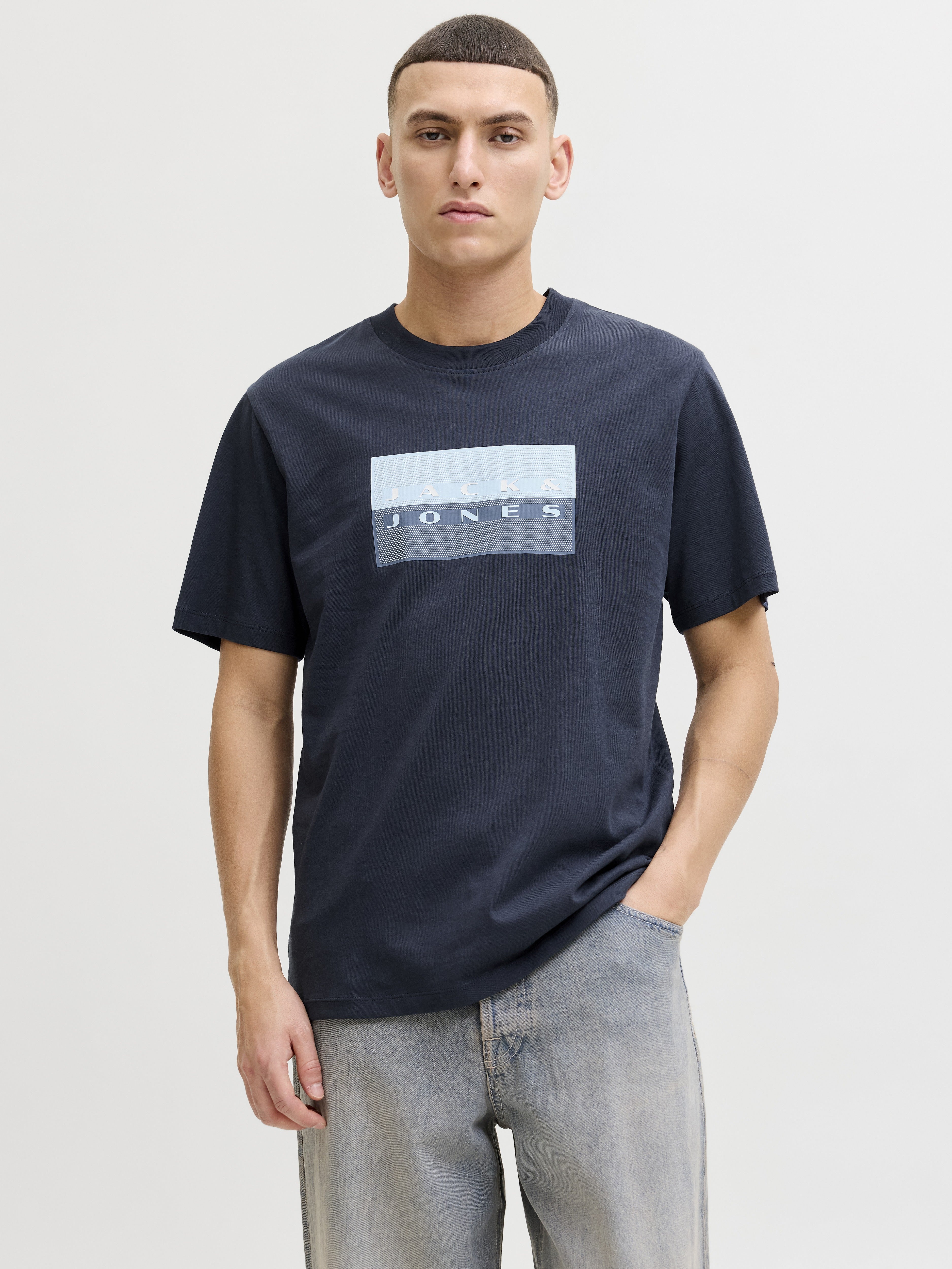 Jack & Jones Herren T-Shirts kurz Outer Space