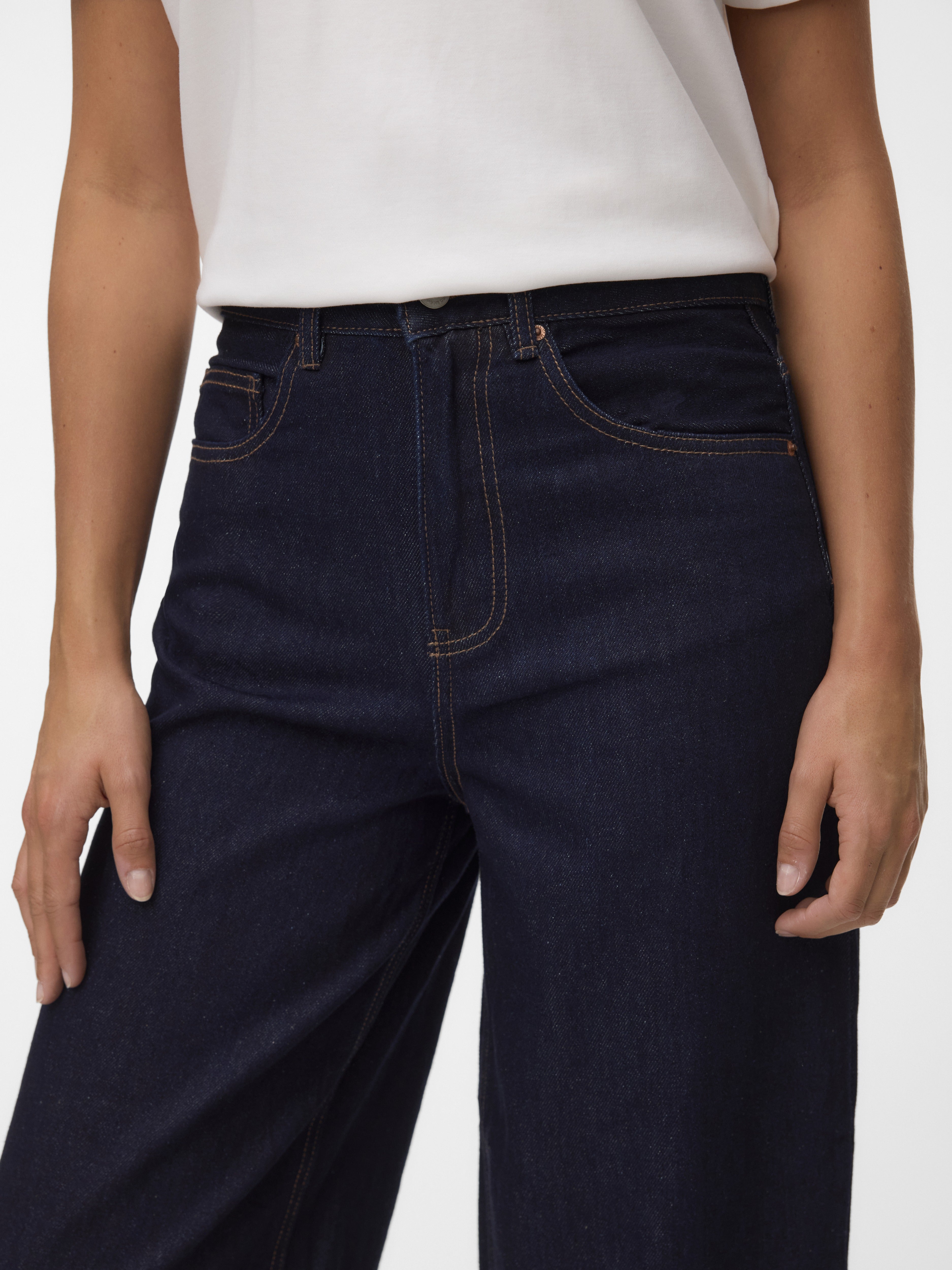 Vero Moda Damen Jeans Dark Blue Denim